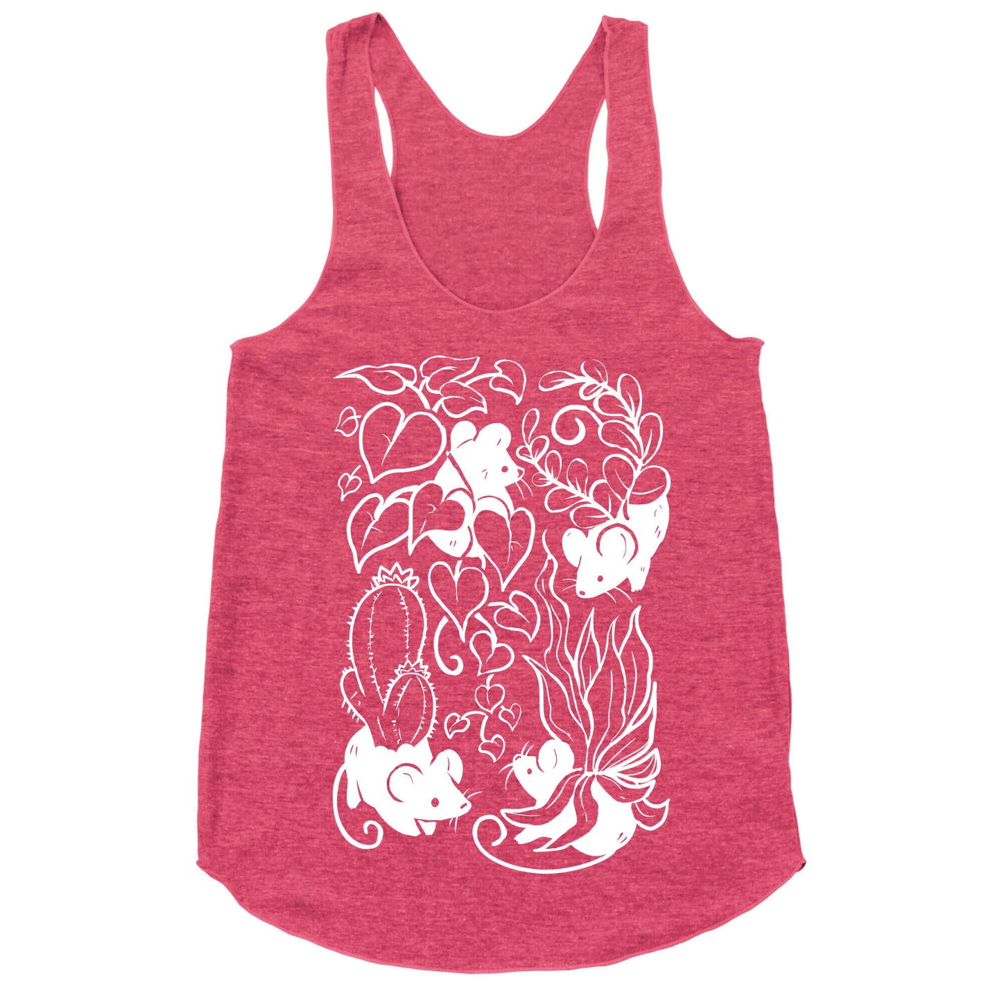 Mouse Plants Racerback Tank