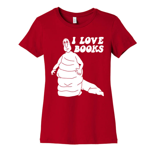 I Love Books Women's Cotton Tee