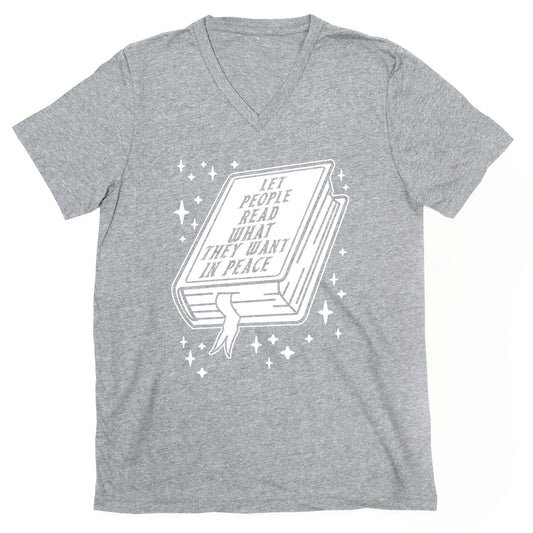 Let People Read What they Want in Peace V-Neck