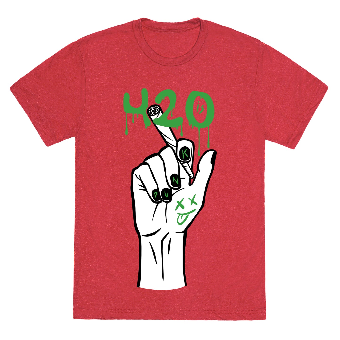 420 Is Punk Unisex Triblend Tee