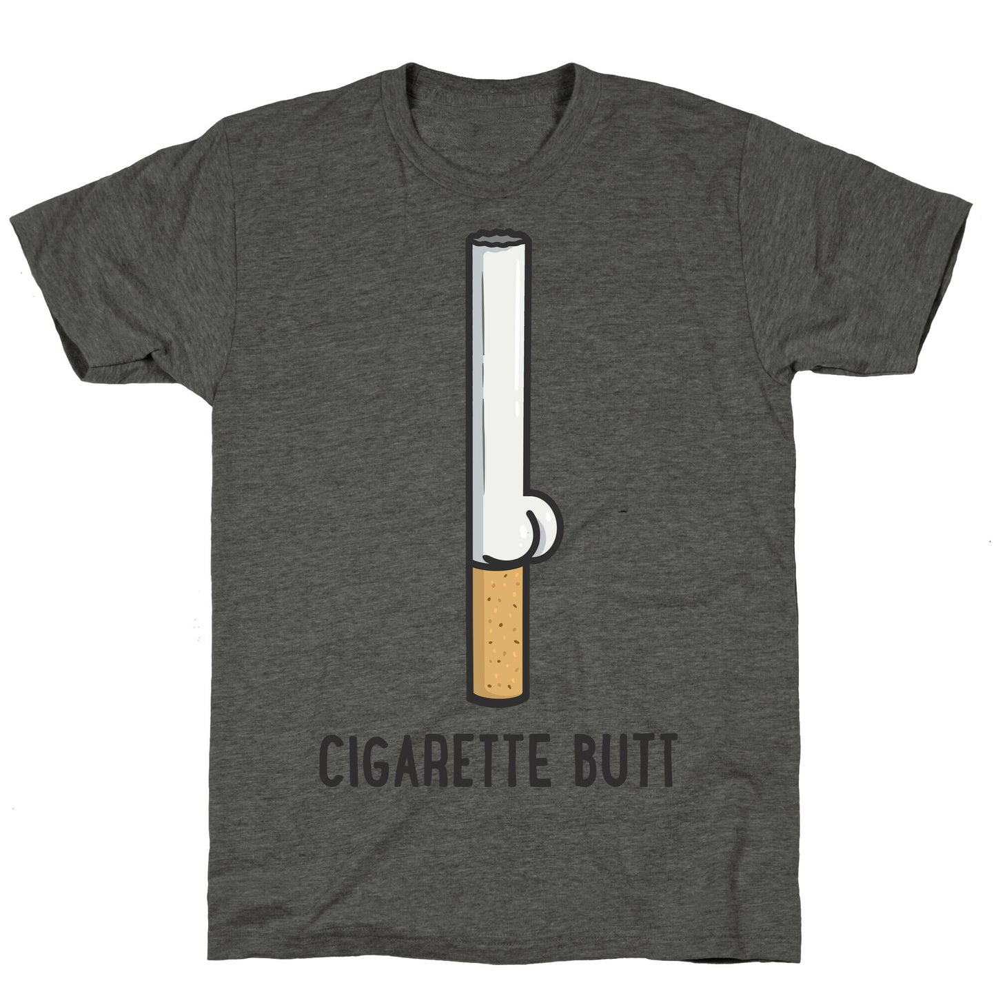 Cigarette Butt Unisex Triblend Tee