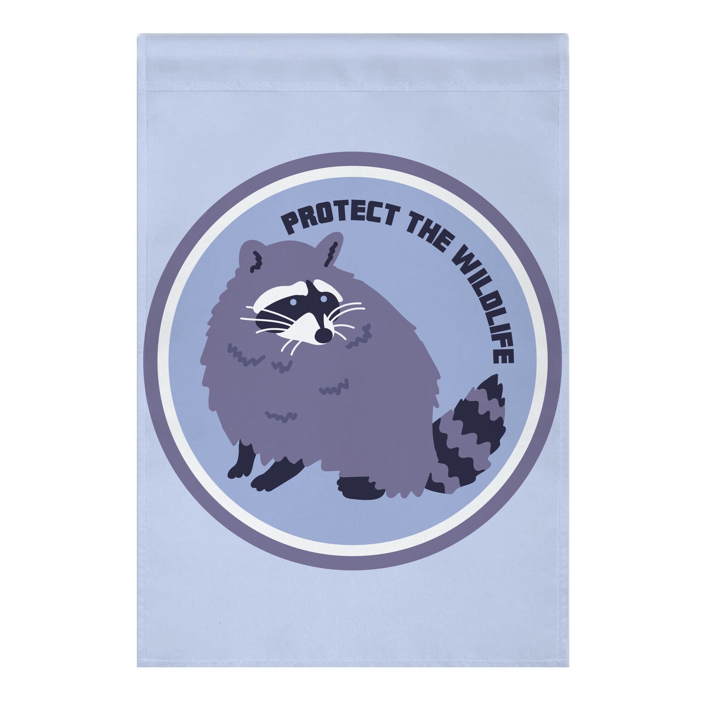 Protect the Wildlife (Raccoon) Garden Flag