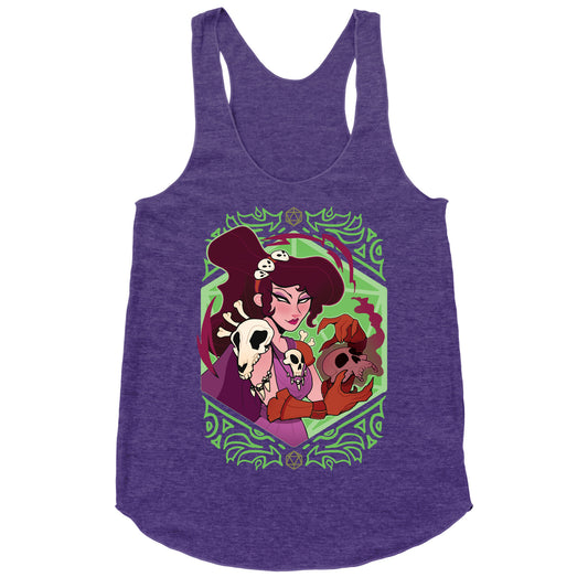 DnD Princesses Meg Necromancer Racerback Tank