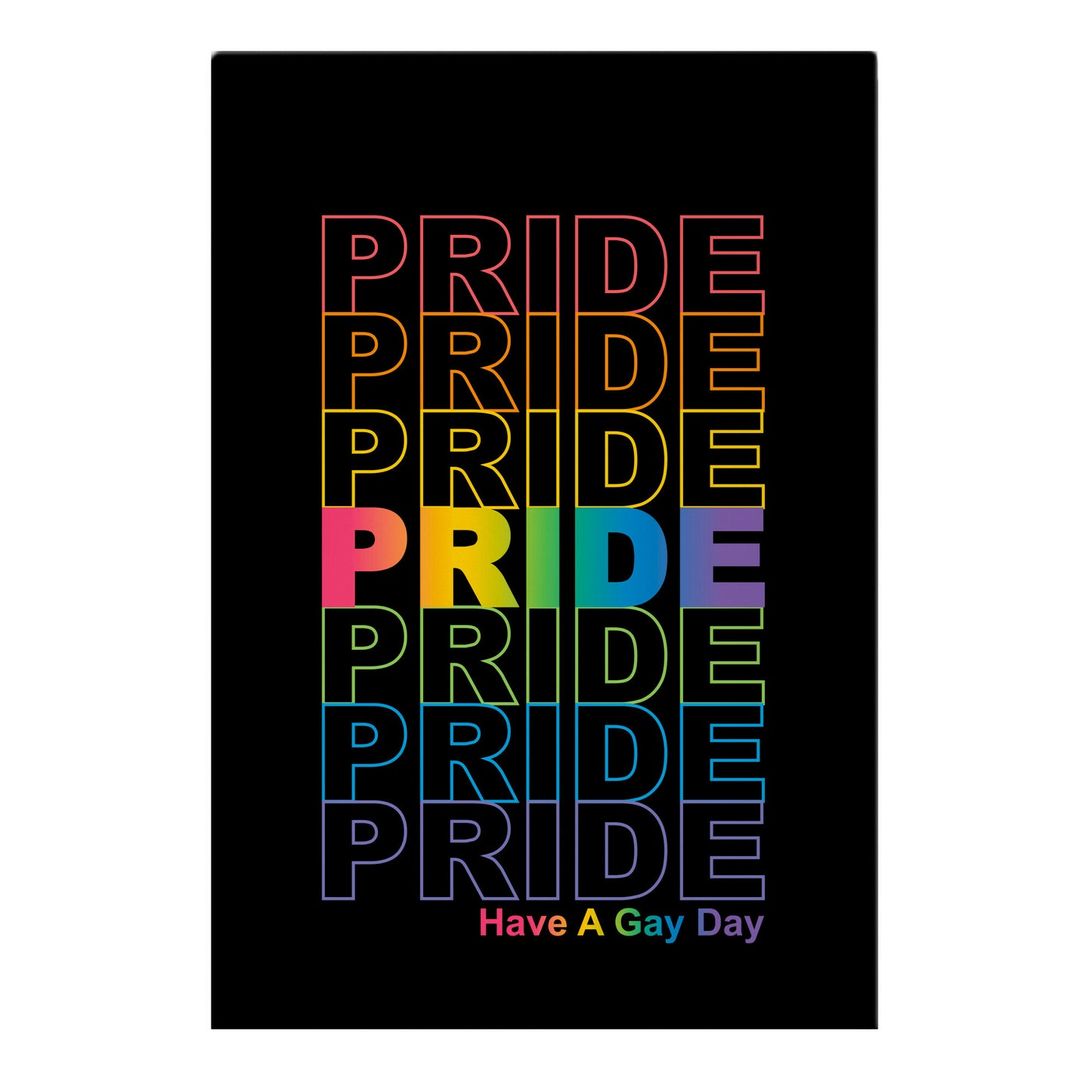 Pride Thank You Bag Parody Garden Flag
