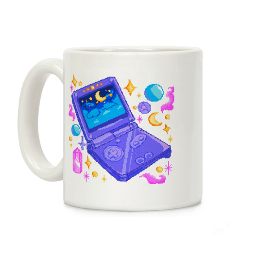 Pixelated Witchy Game Boy Coffee Mug