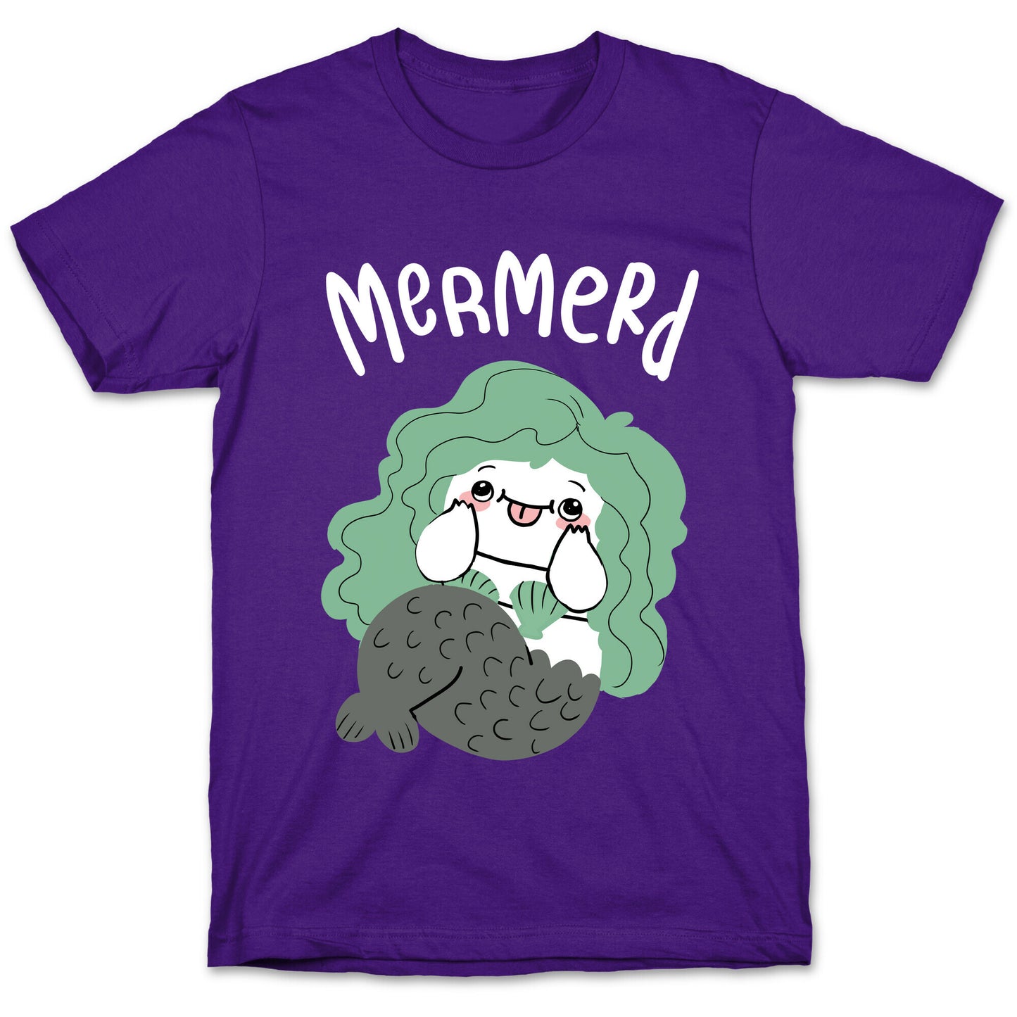 Mermerd Derpy mermaid T-Shirt
