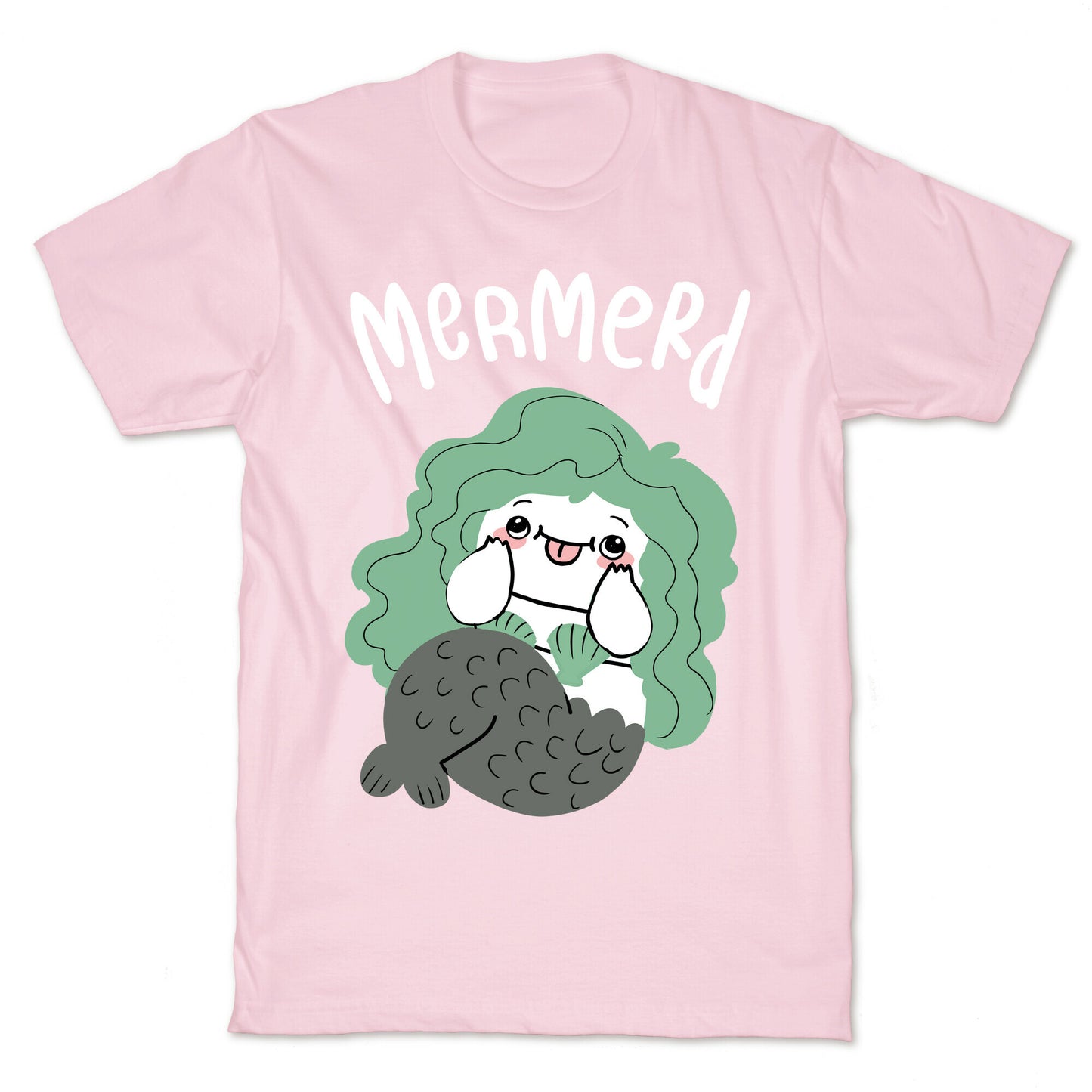 Mermerd Derpy mermaid T-Shirt