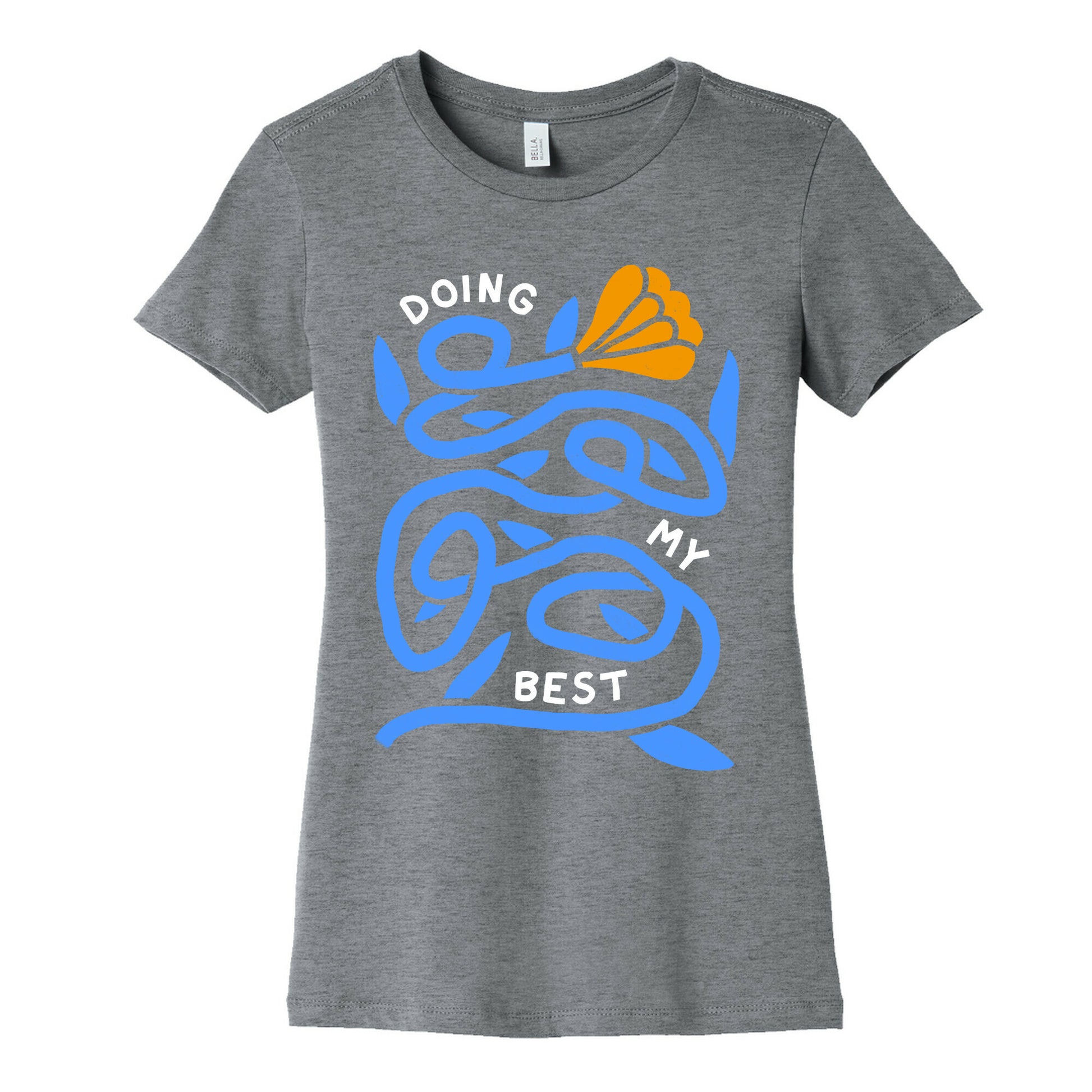 Doing My Best (Tangled Flower) Women's Cotton Tee