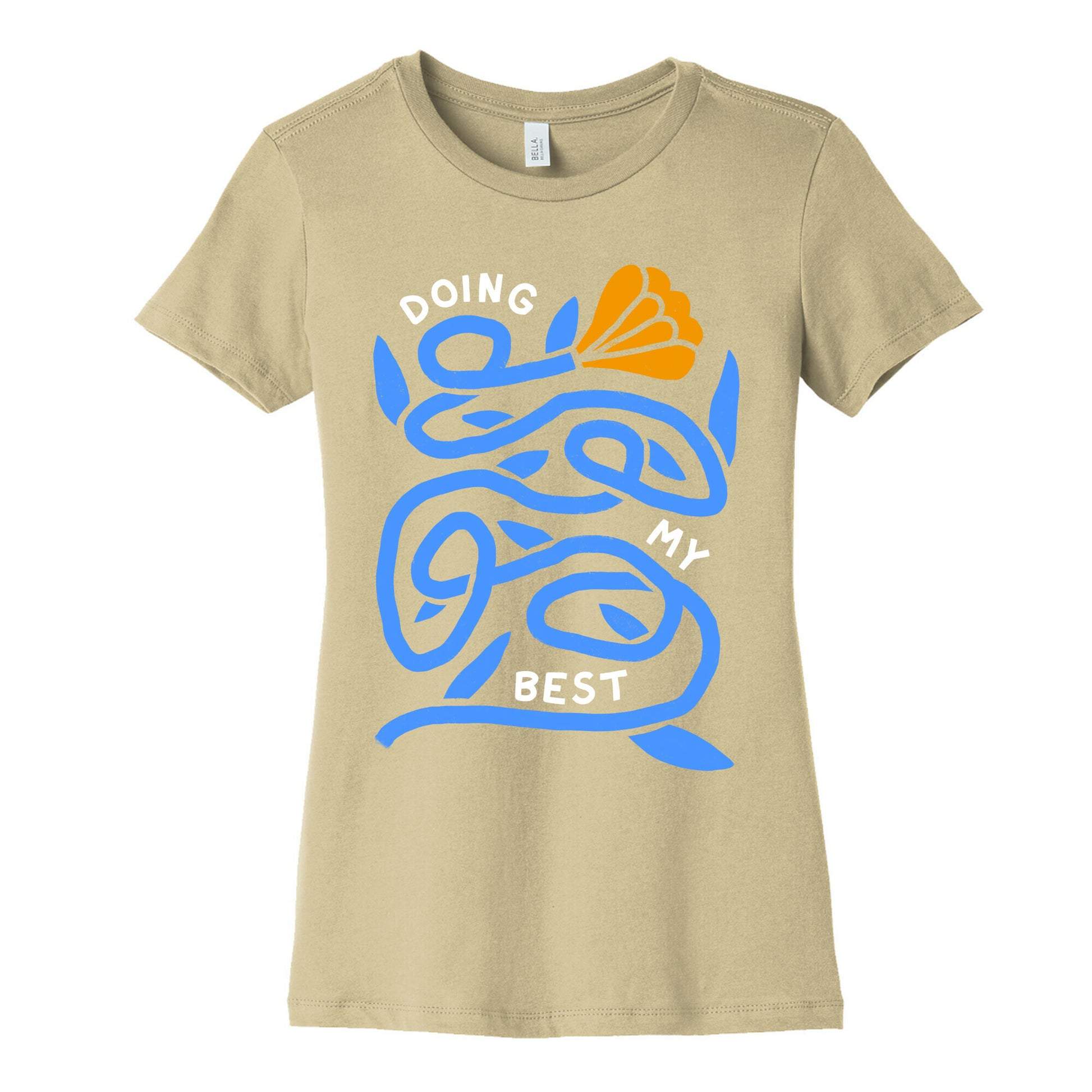 Doing My Best (Tangled Flower) Women's Cotton Tee