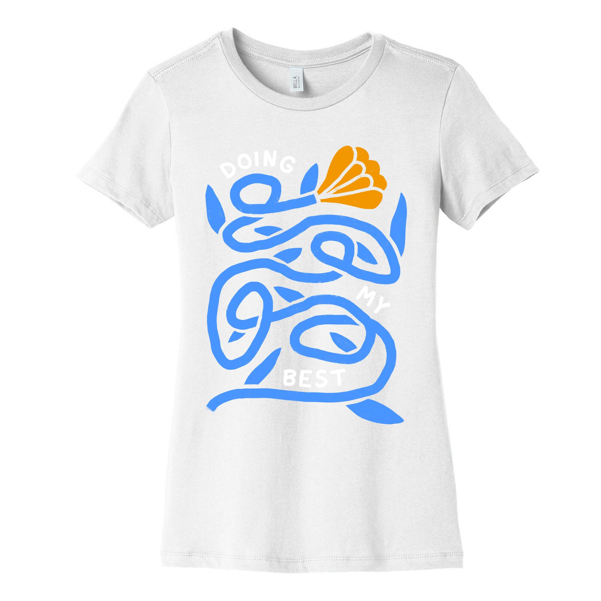 Doing My Best (Tangled Flower) Women's Cotton Tee