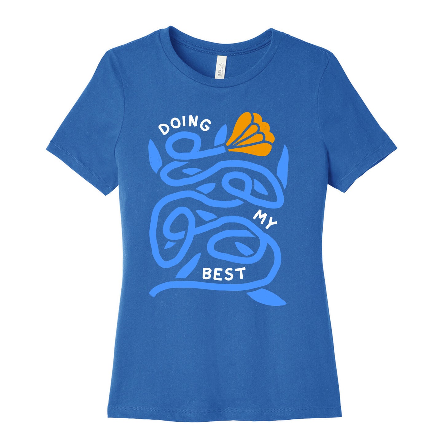 Doing My Best (Tangled Flower) Women's Cotton Tee