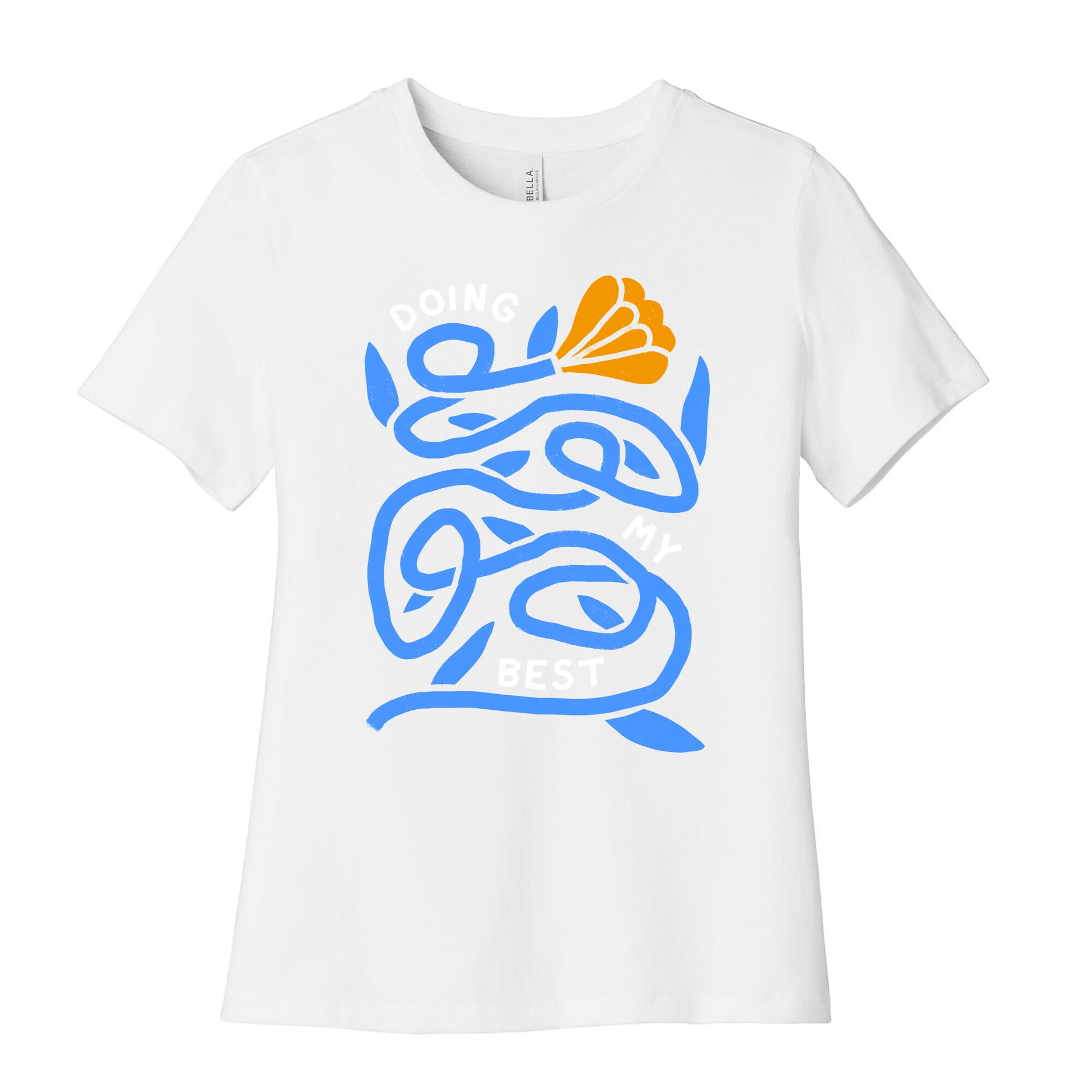 Doing My Best (Tangled Flower) Women's Cotton Tee