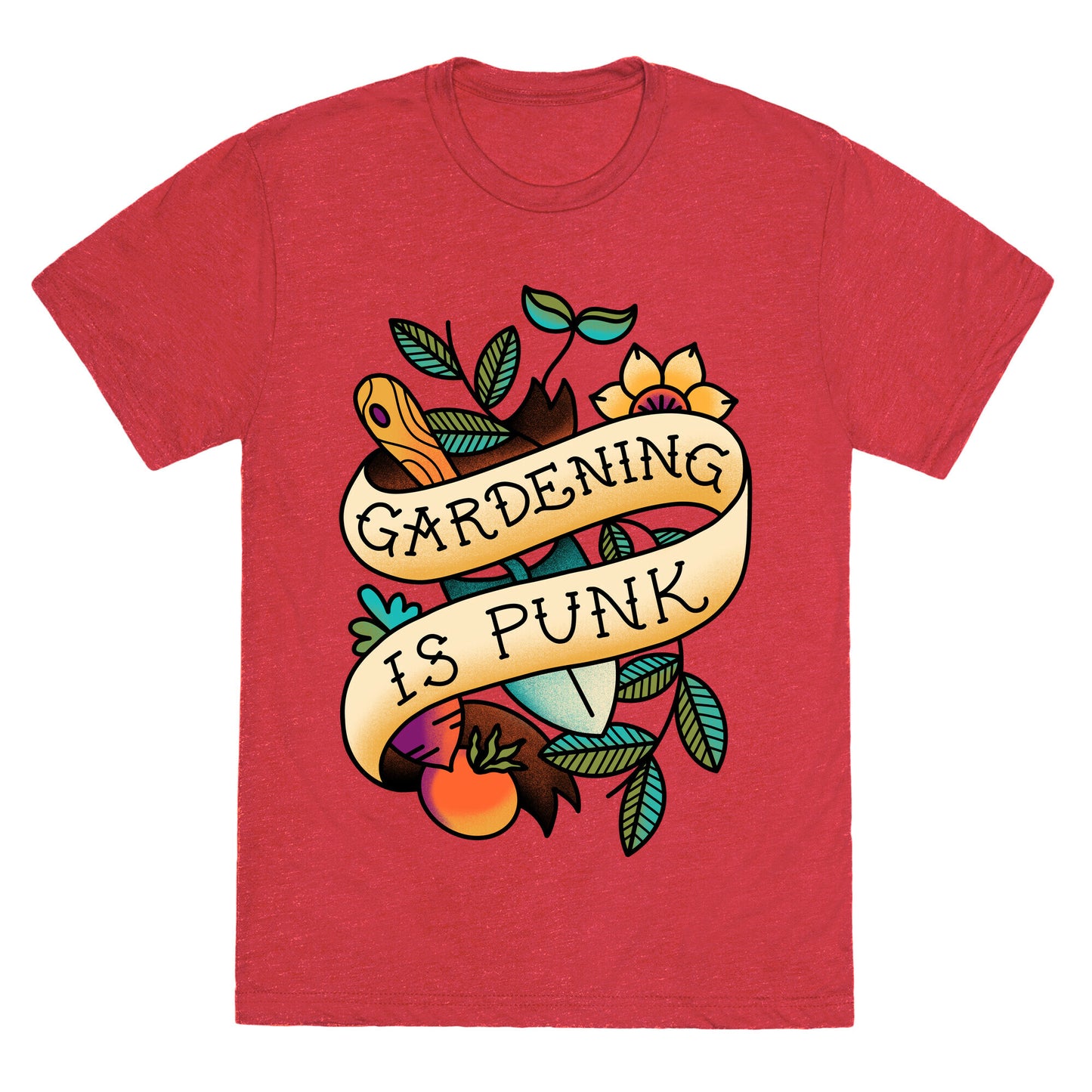 Gardening Is Punk Unisex Triblend Tee