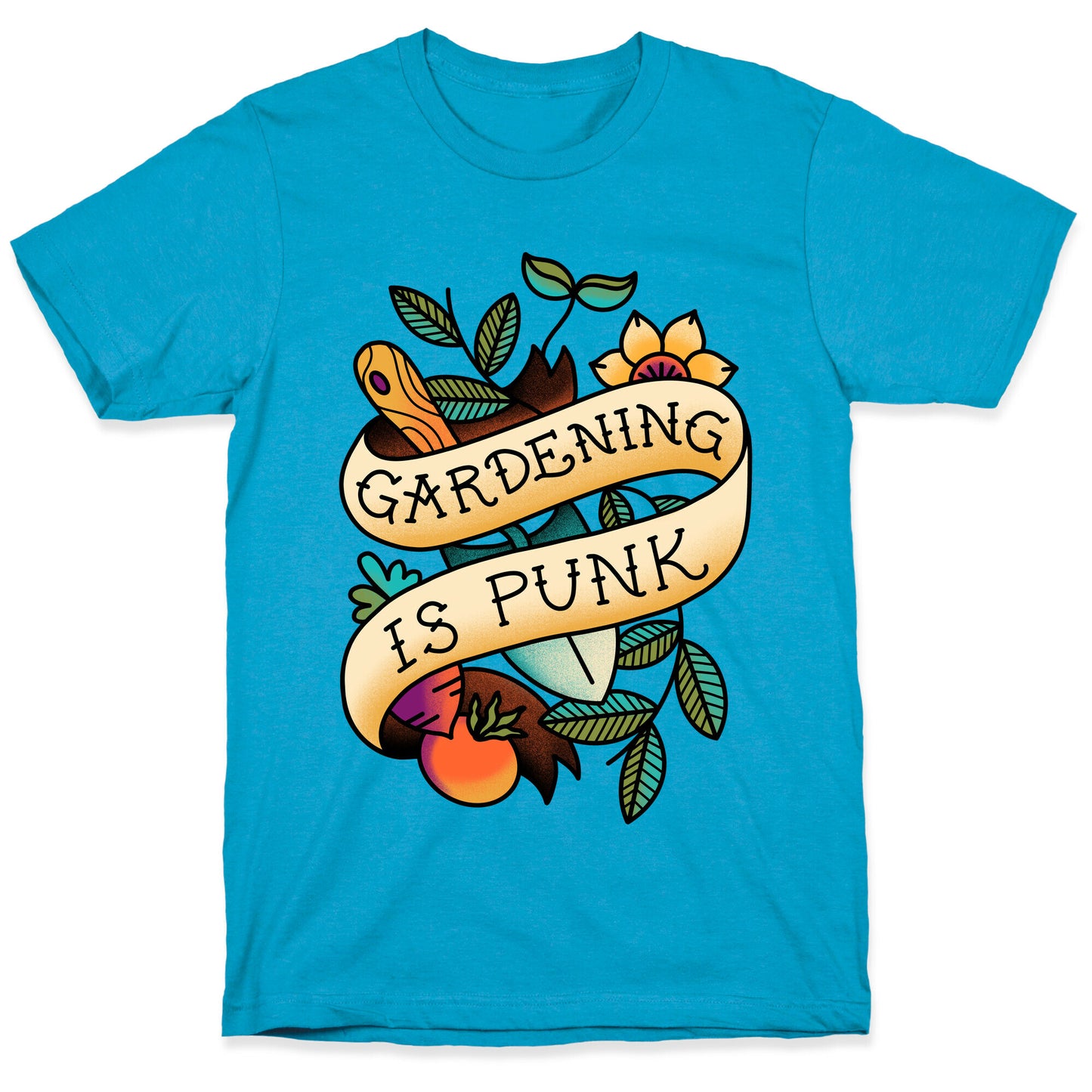 Gardening Is Punk Unisex Triblend Tee