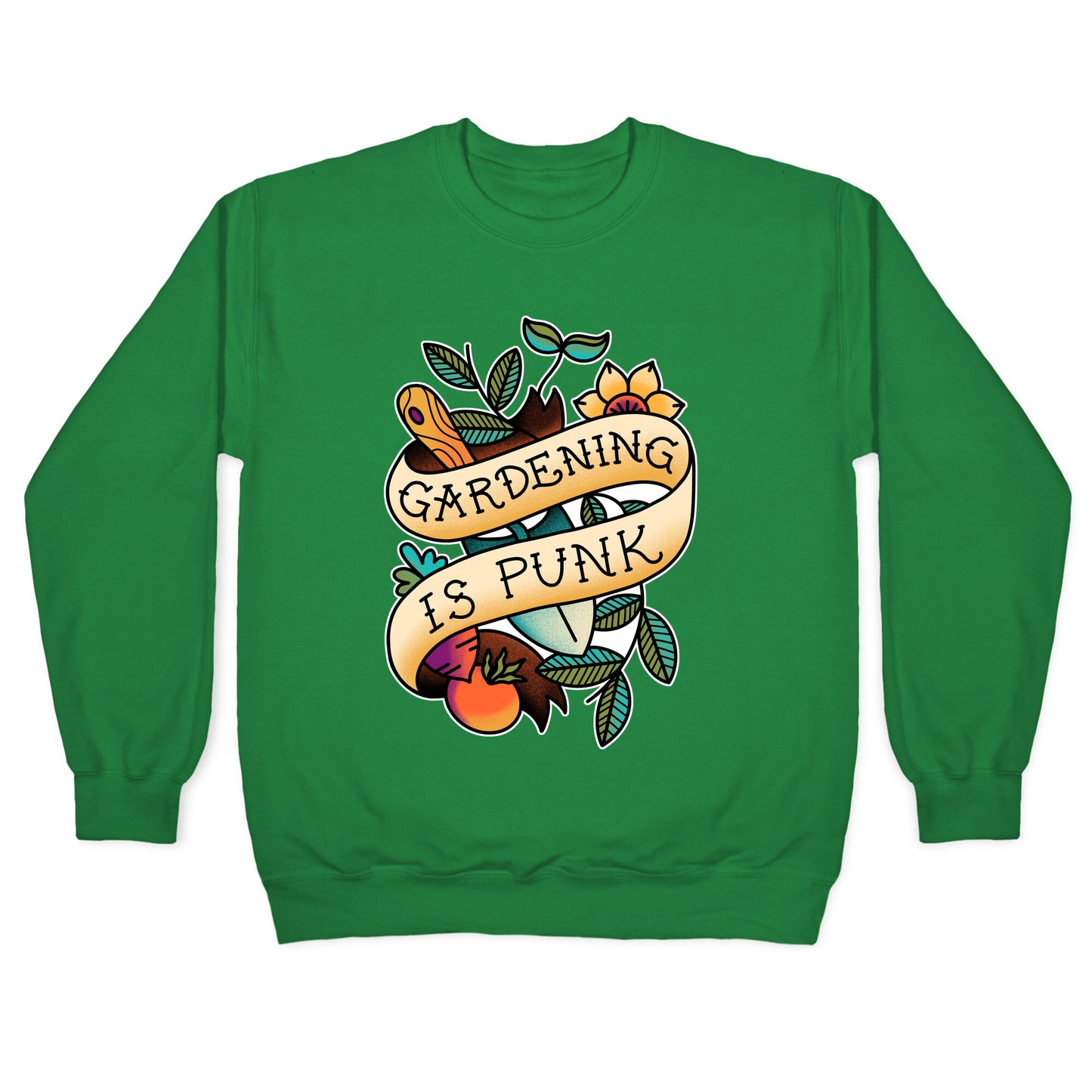 Gardening Is Punk Crewneck Sweatshirt