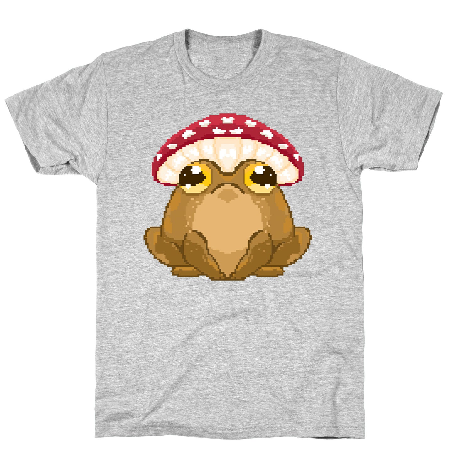 Pixelated Toad in Mushroom Hat T-Shirt