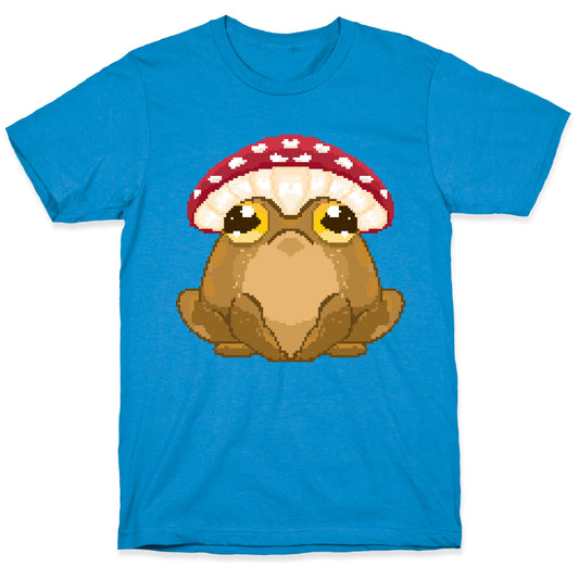 Pixelated Toad in Mushroom Hat T-Shirt