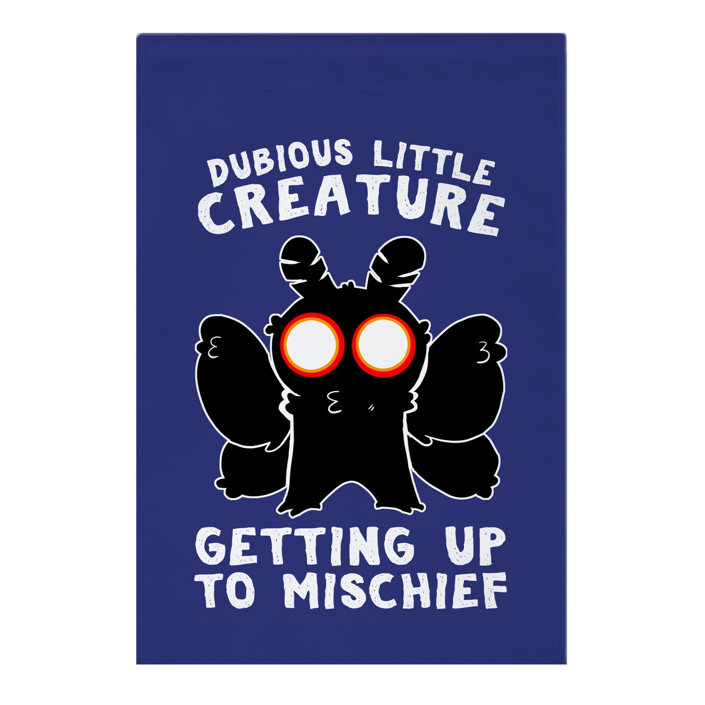 Dubious Little Creature Mothman Garden Flag