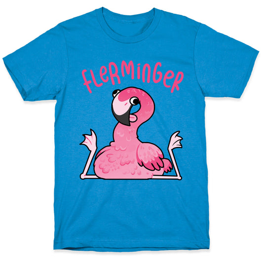 Derpy Flamingo Flerminger T-Shirt