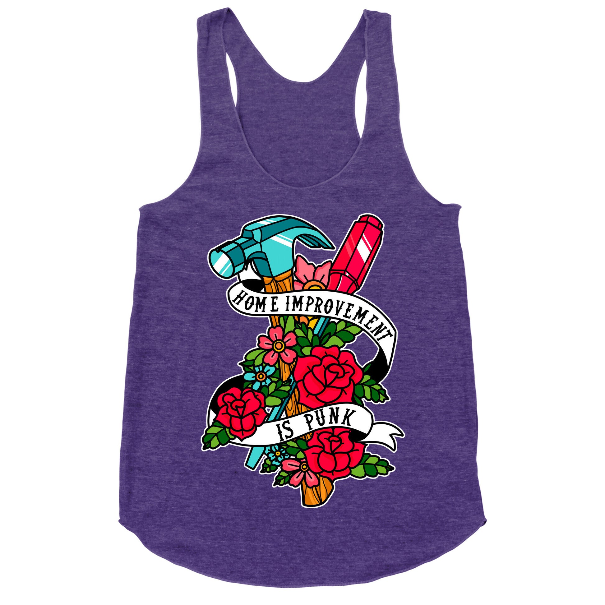 Home Improvement is Punk Racerback Tank