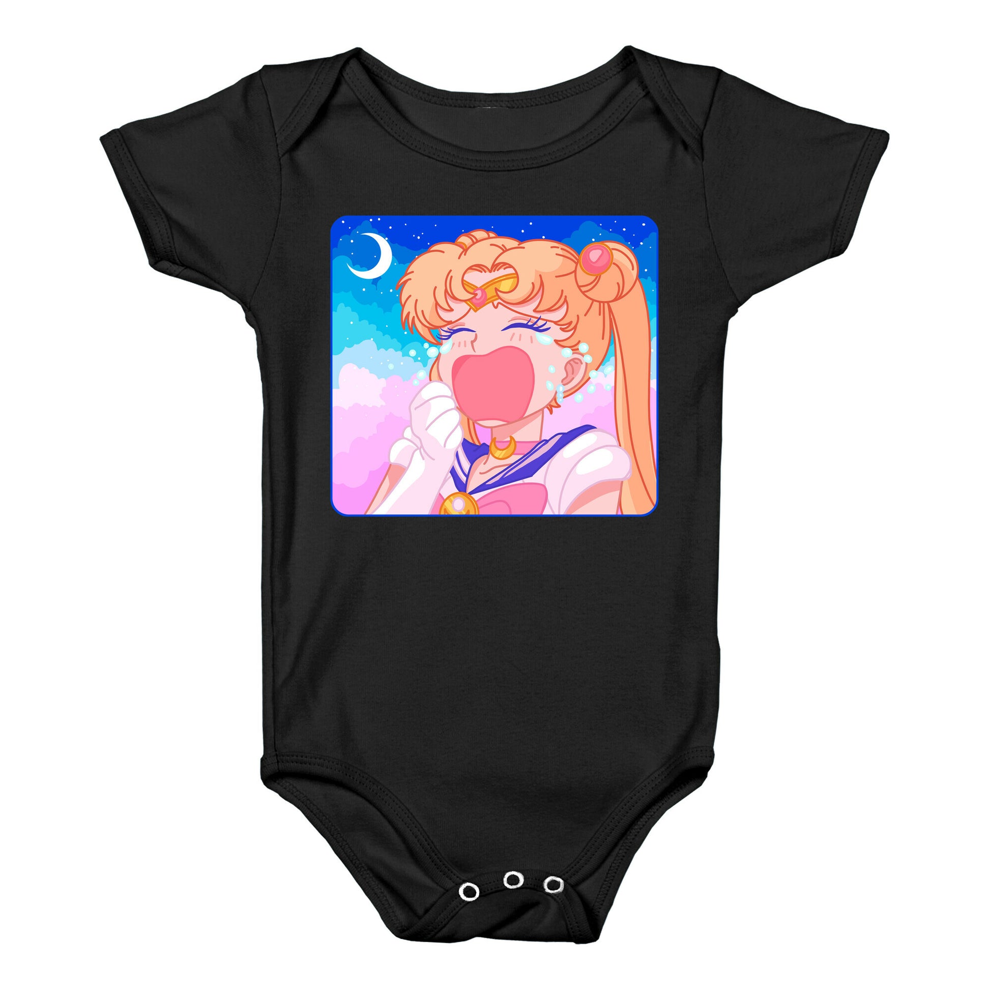 Crying Usagi Sky Baby One Piece
