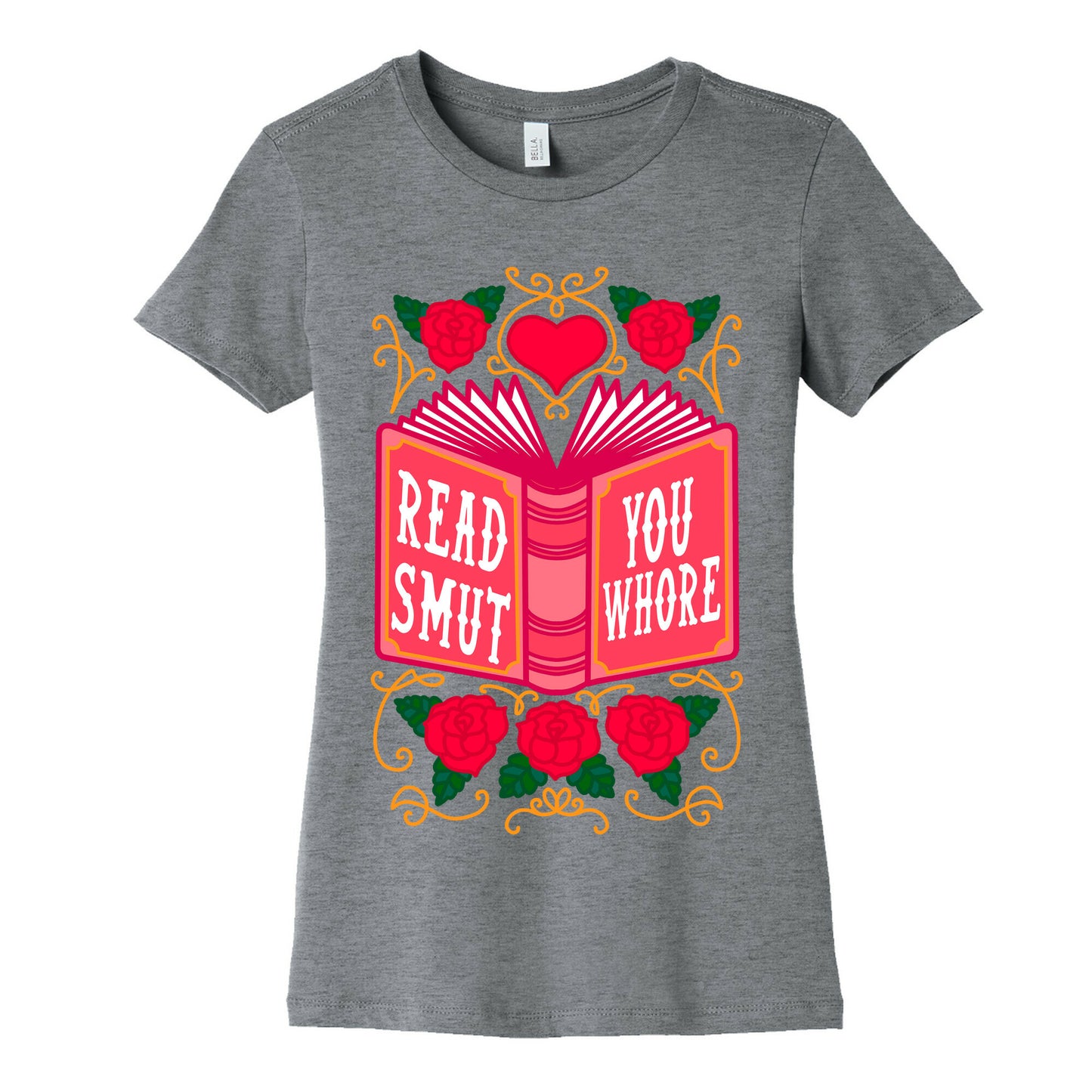 Read Smut You Whore Women's Cotton Tee