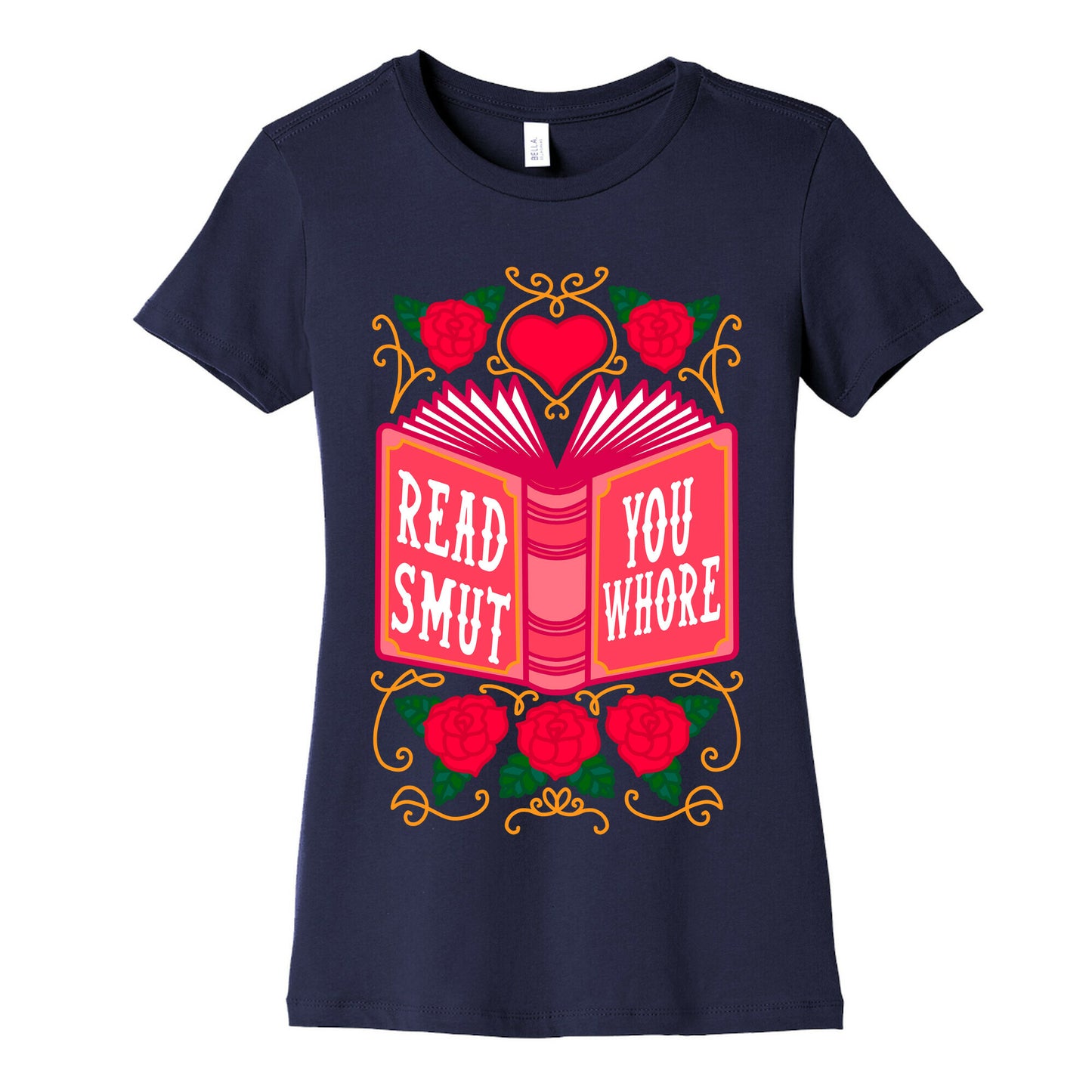 Read Smut You Whore Women's Cotton Tee