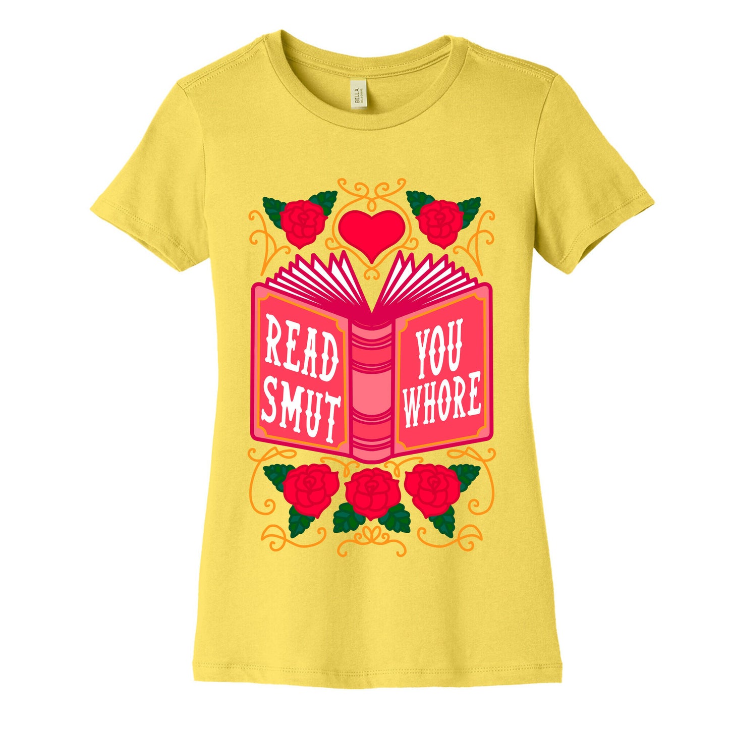Read Smut You Whore Women's Cotton Tee