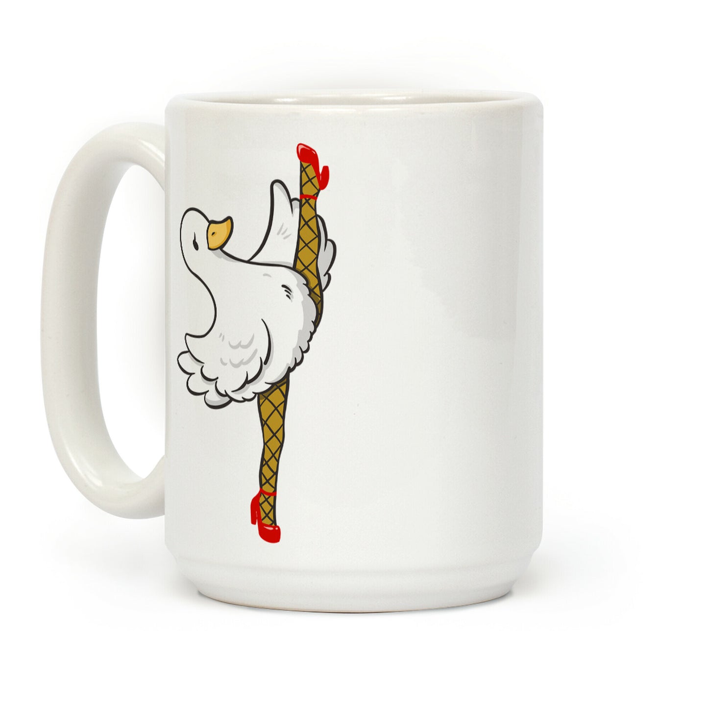 Duck Dance Pin-up Legs Coffee Mug