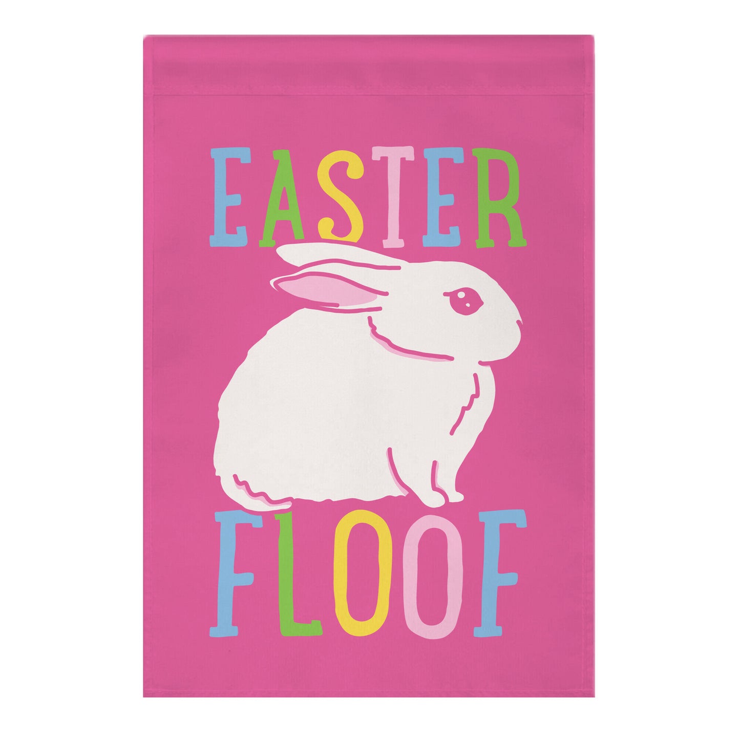 Easter Floof Garden Flag