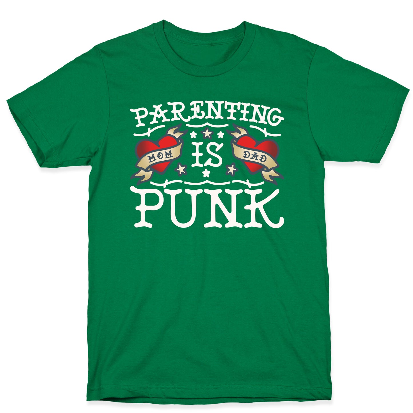 Parenting Is Punk Mom and Dad T-Shirt