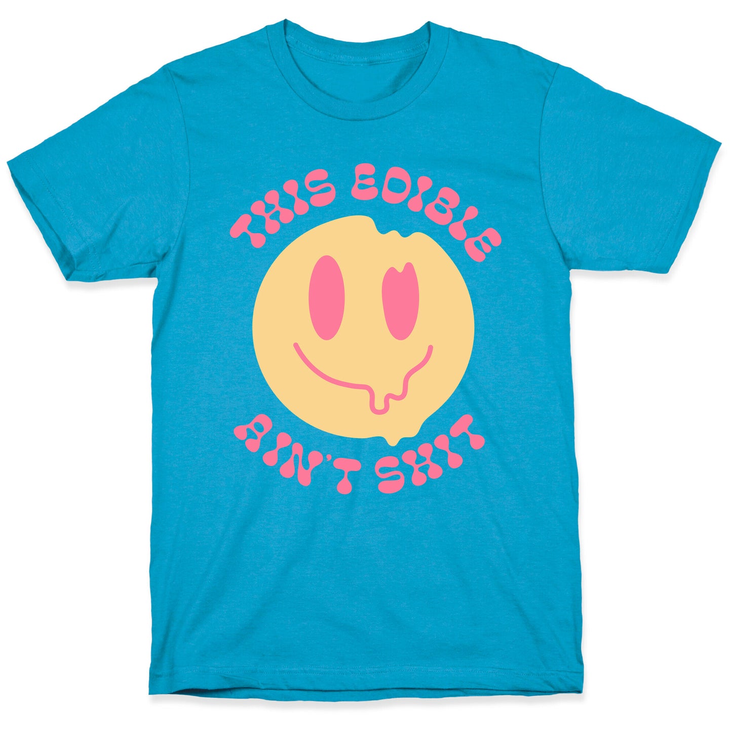 This Edible Ain't Shit Melting Smiley Unisex Triblend Tee