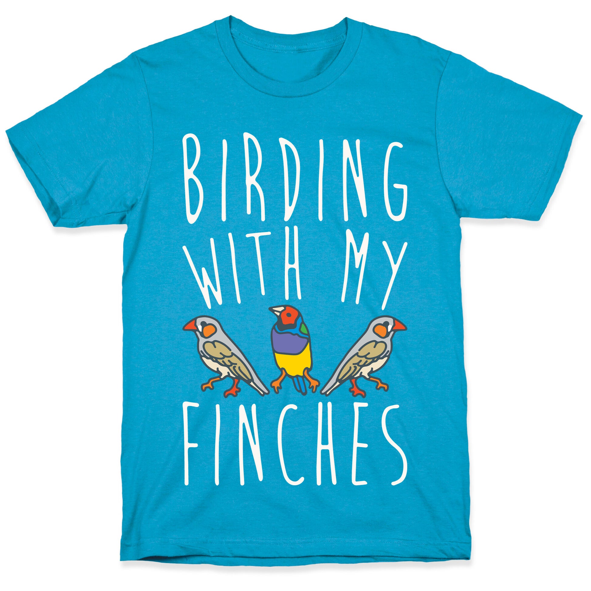 Birding With My Finches Unisex Triblend Tee