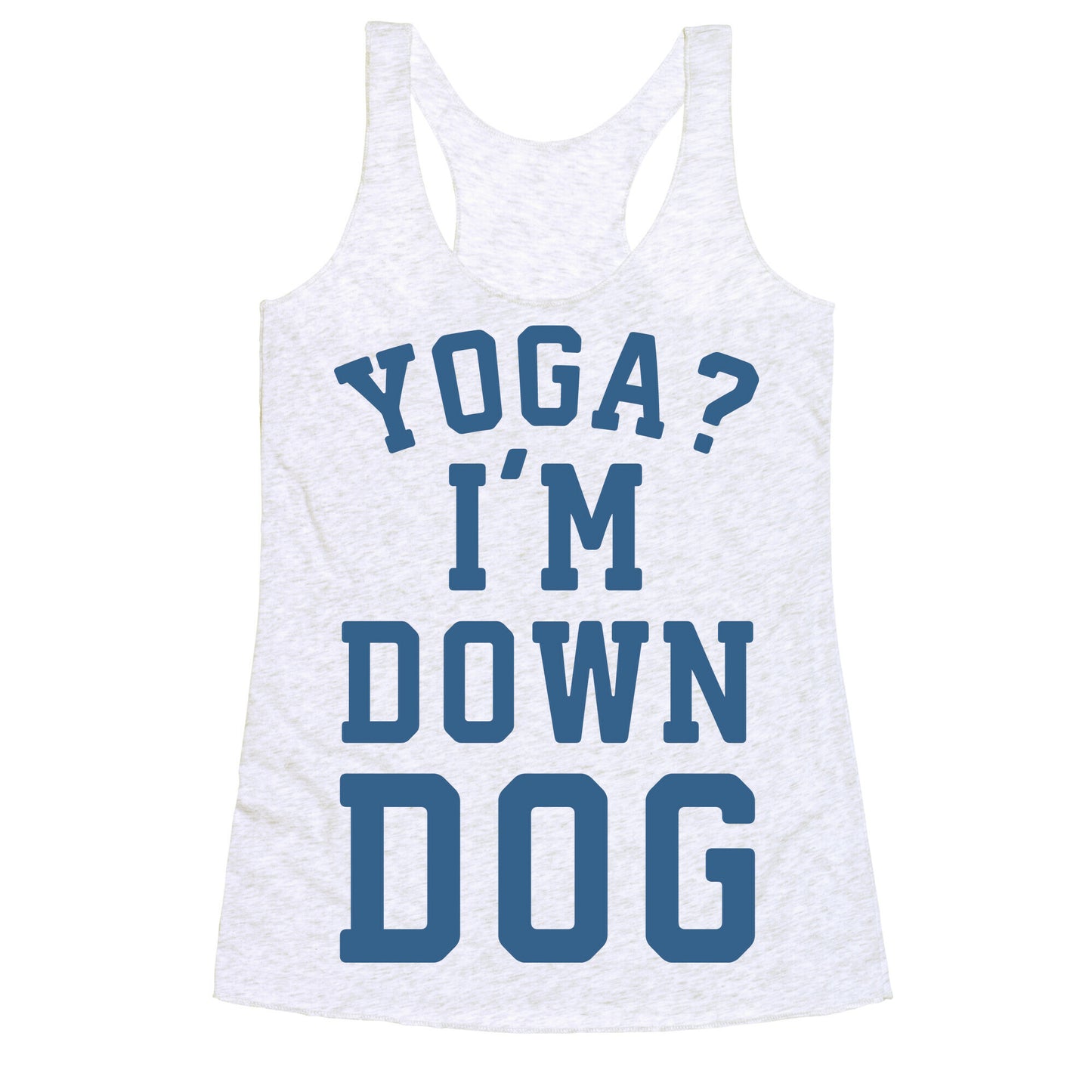 Yoga I'm Down Dog Racerback Tank