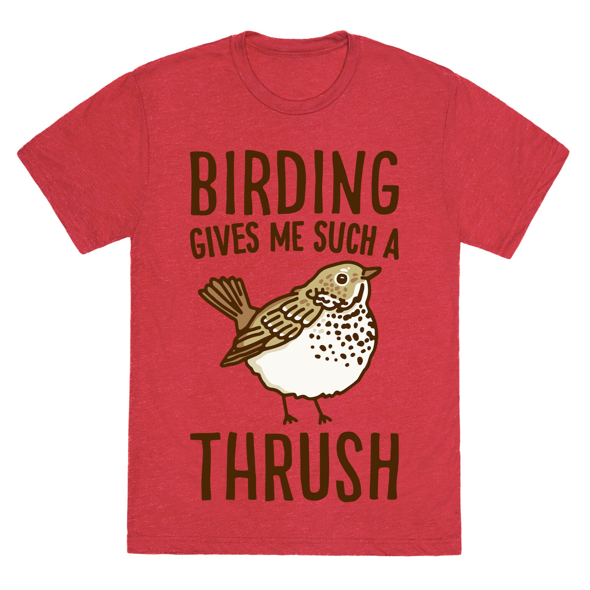 Birding Gives Me Such A Thrush Unisex Triblend Tee