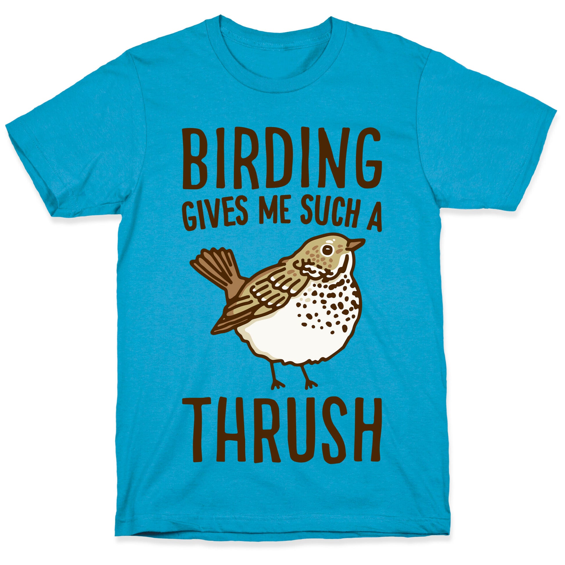 Birding Gives Me Such A Thrush Unisex Triblend Tee