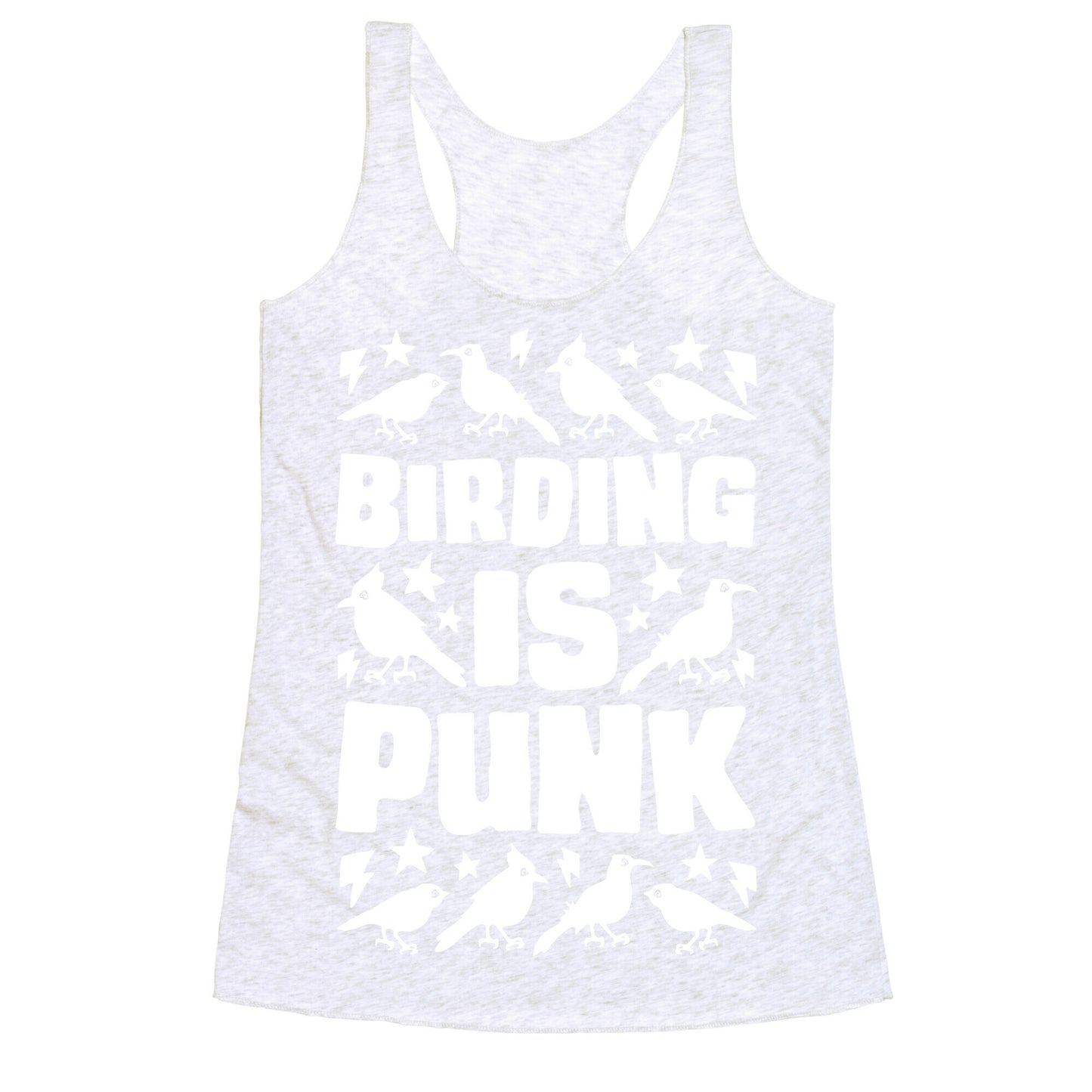 Birding Is Punk Racerback Tank