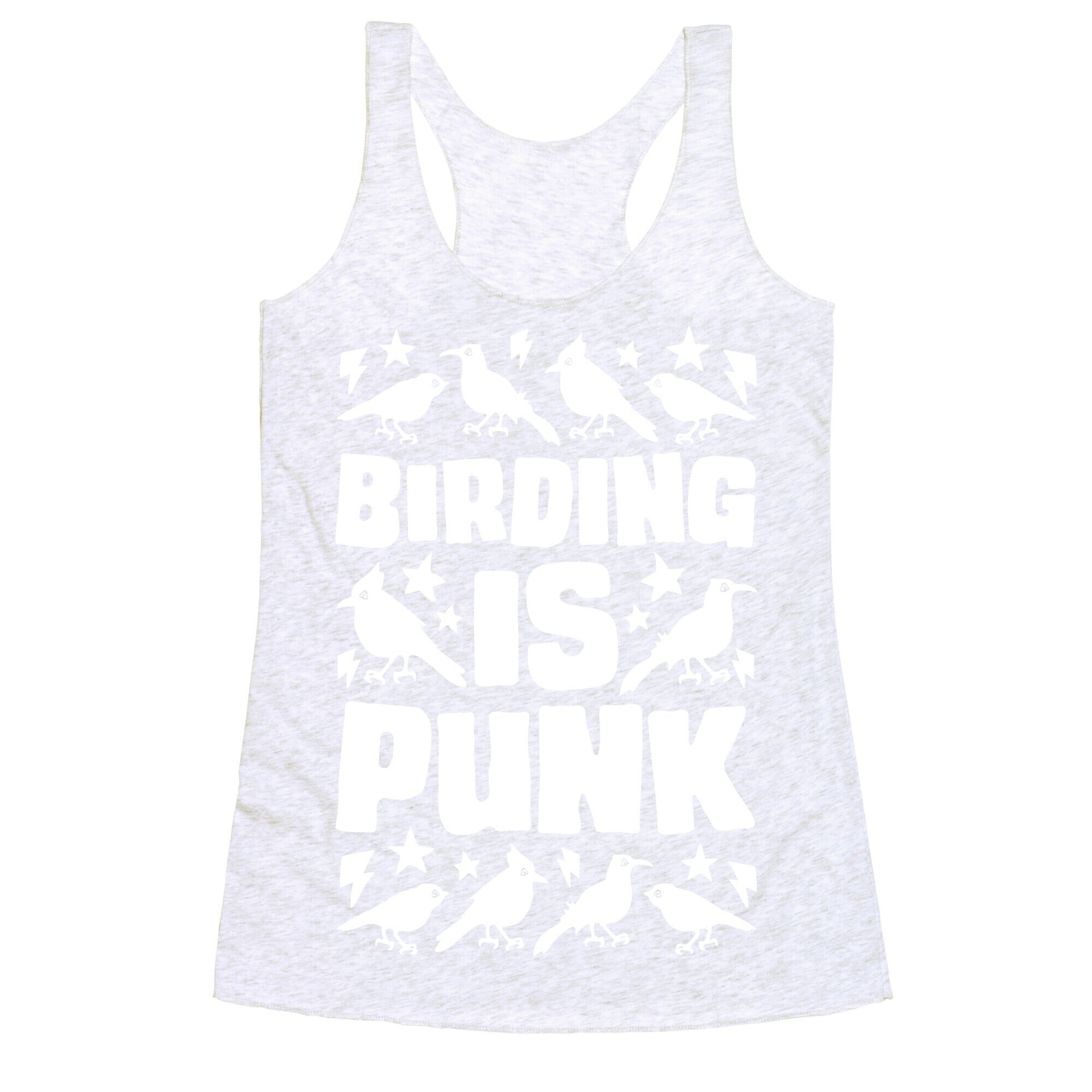 Birding Is Punk Racerback Tank