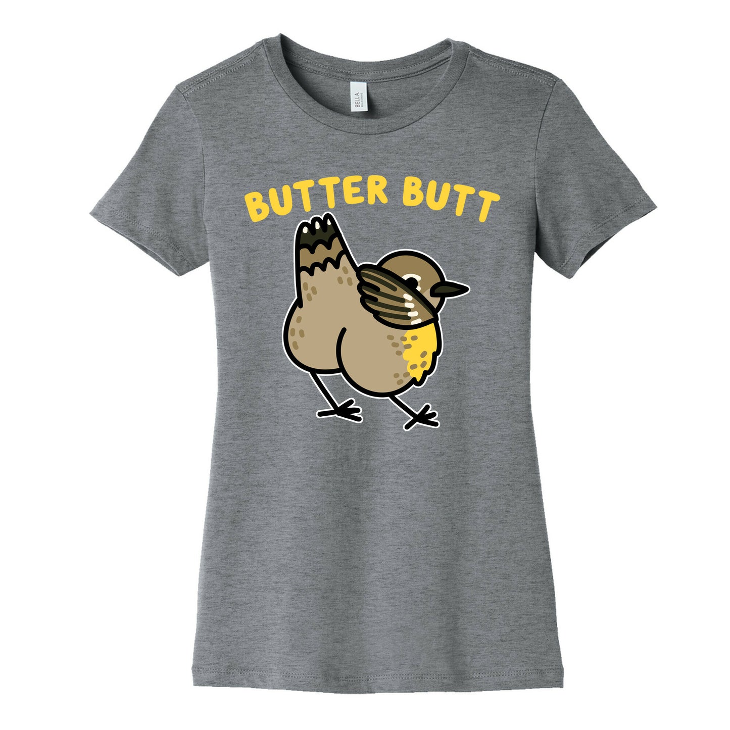 Butter Butt (Yellow Rumped Warbler) Women's Cotton Tee