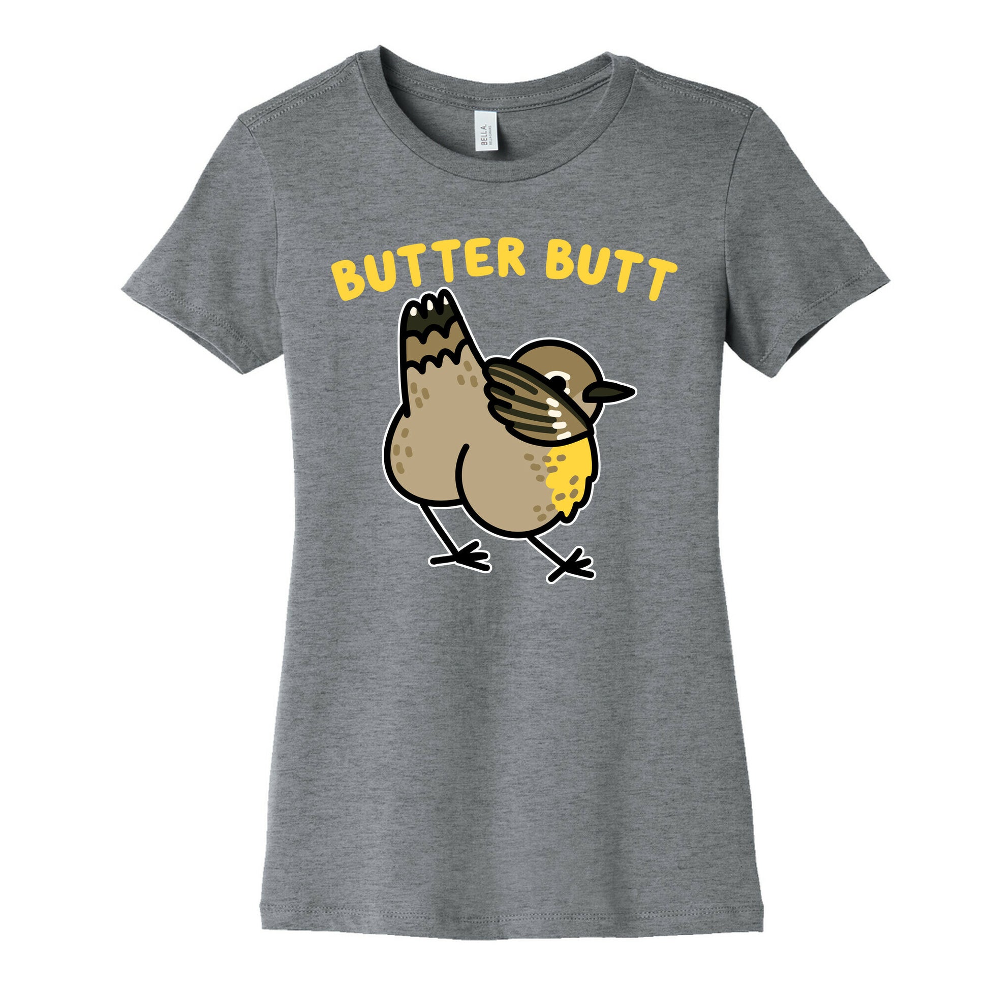 Butter Butt (Yellow Rumped Warbler) Women's Cotton Tee