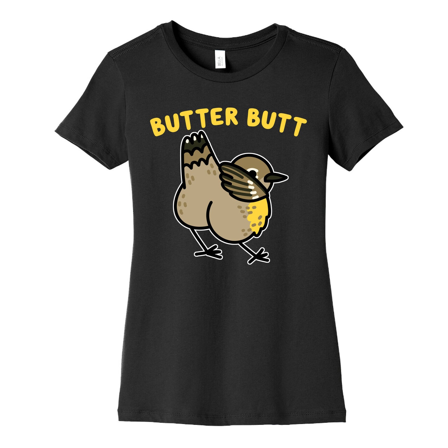 Butter Butt (Yellow Rumped Warbler) Women's Cotton Tee