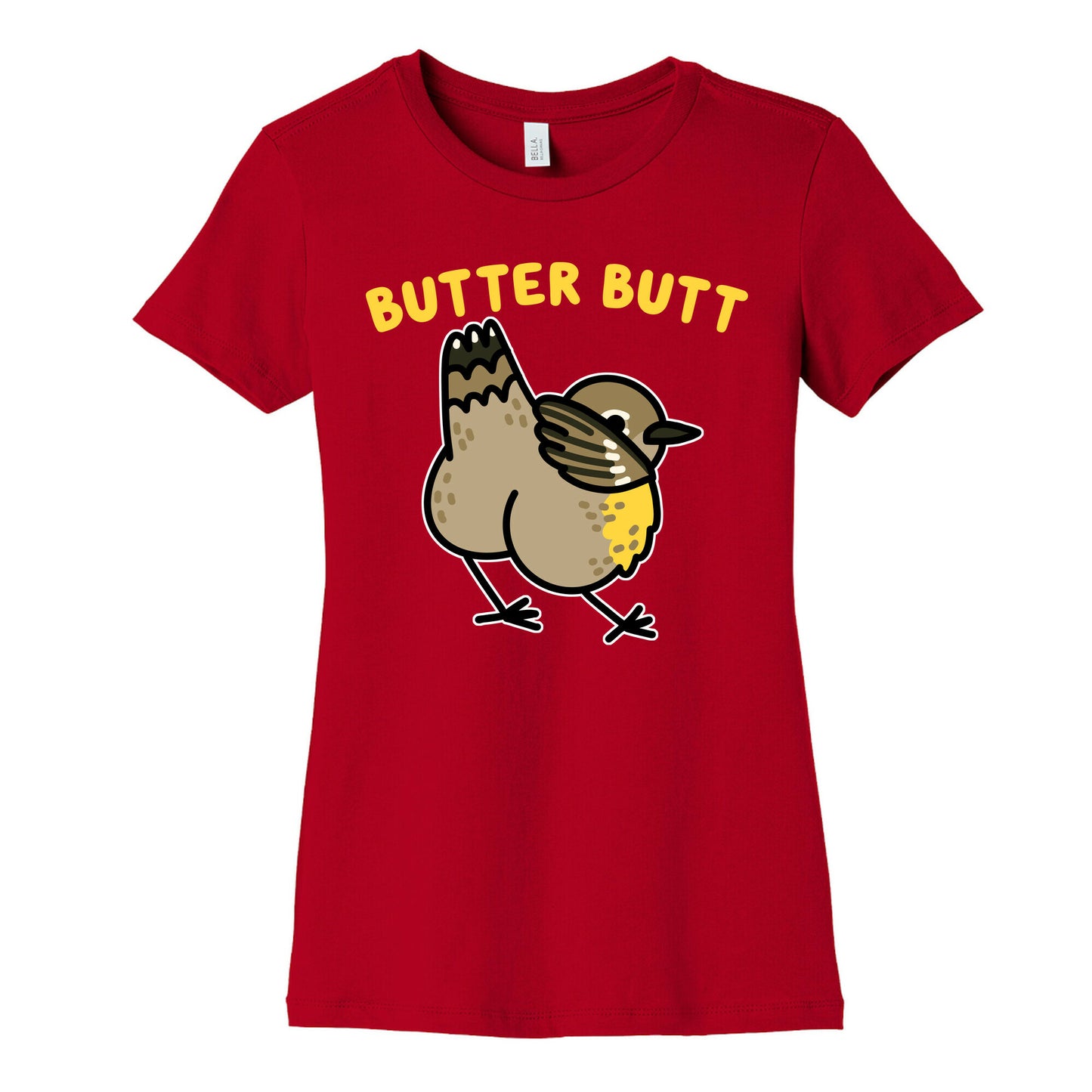 Butter Butt (Yellow Rumped Warbler) Women's Cotton Tee