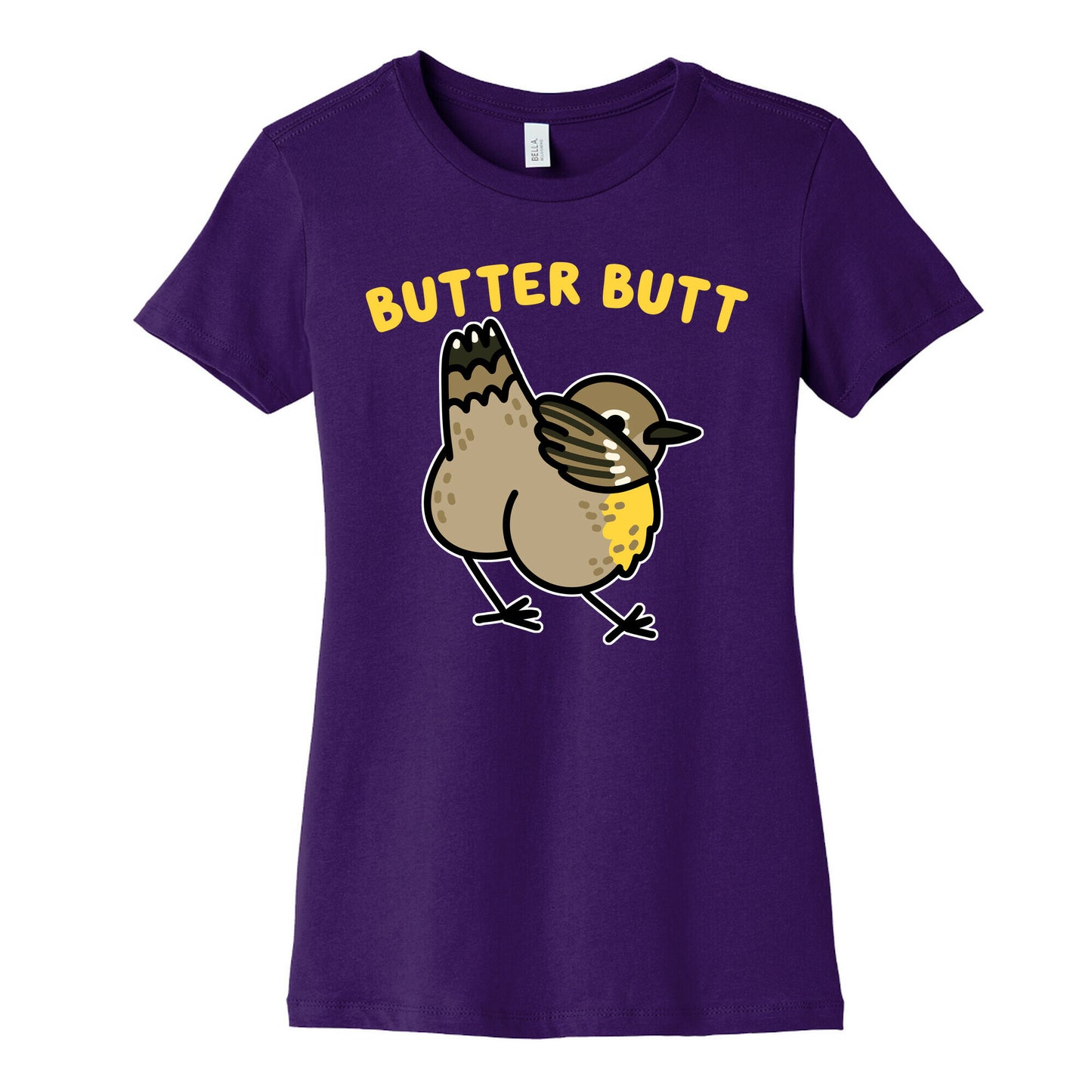 Butter Butt (Yellow Rumped Warbler) Women's Cotton Tee