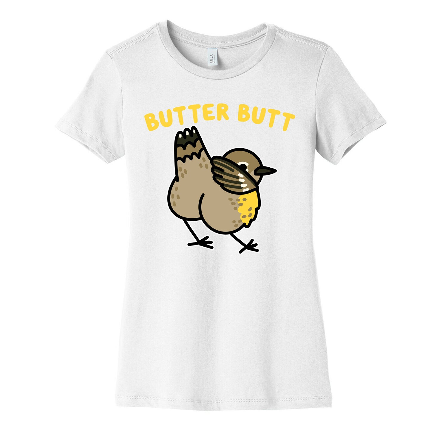 Butter Butt (Yellow Rumped Warbler) Women's Cotton Tee