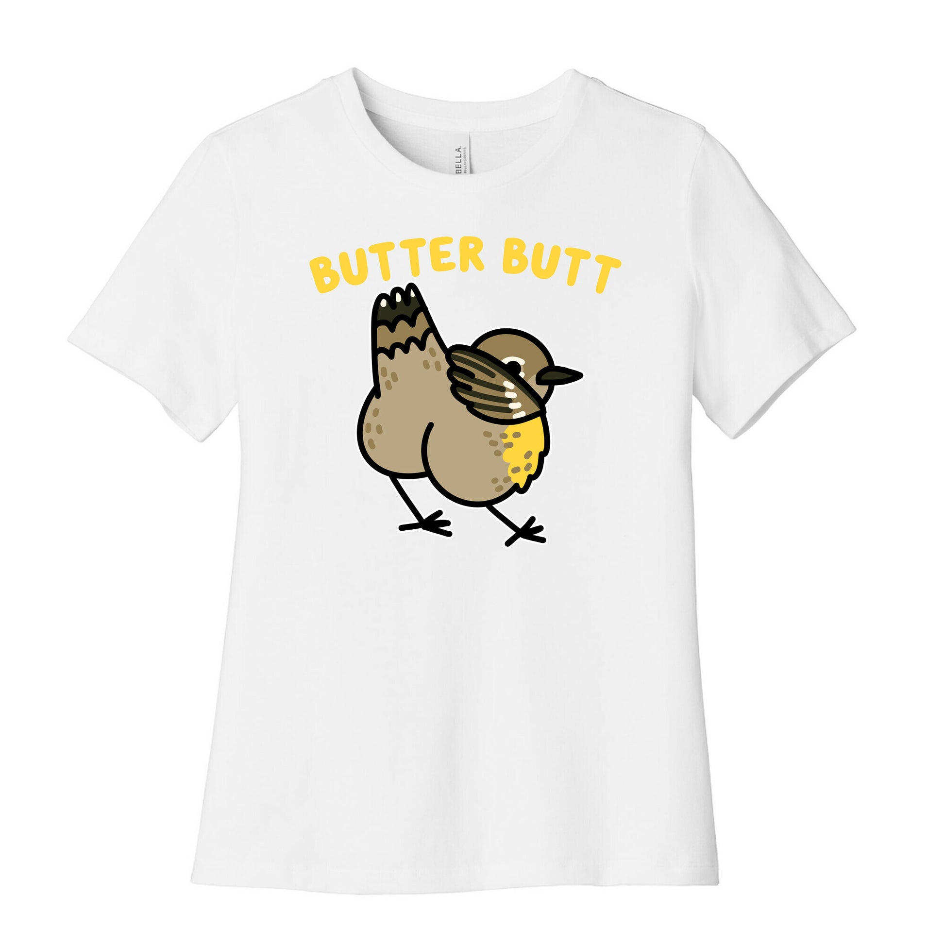 Butter Butt (Yellow Rumped Warbler) Women's Cotton Tee