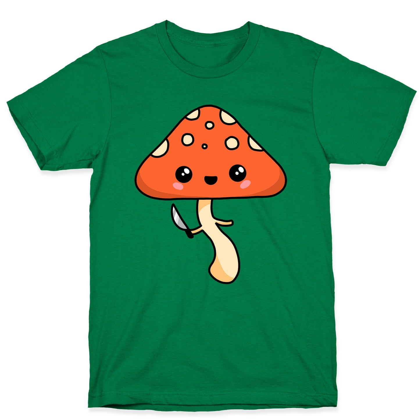 Mushroom With Knife T-Shirt