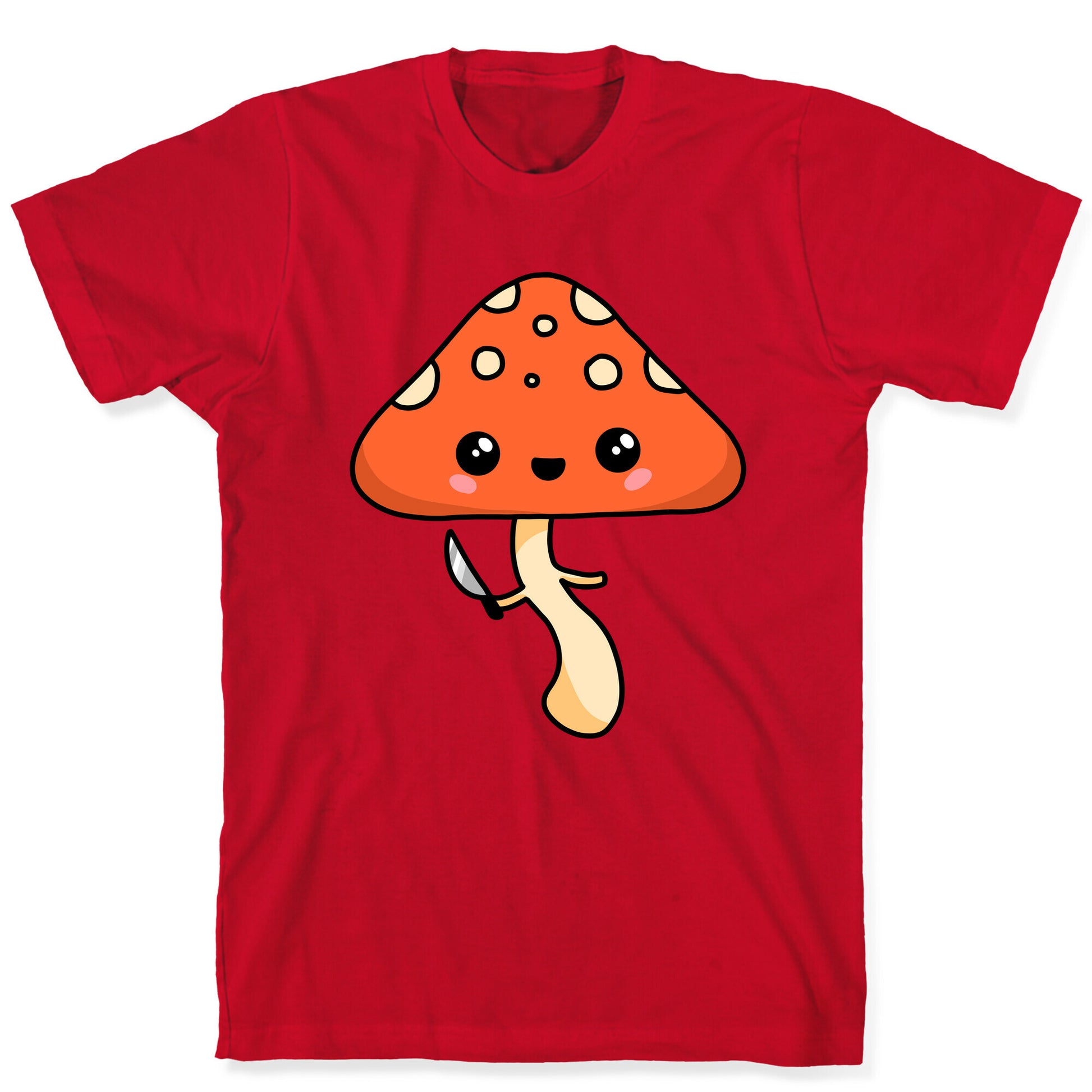 Mushroom With Knife T-Shirt
