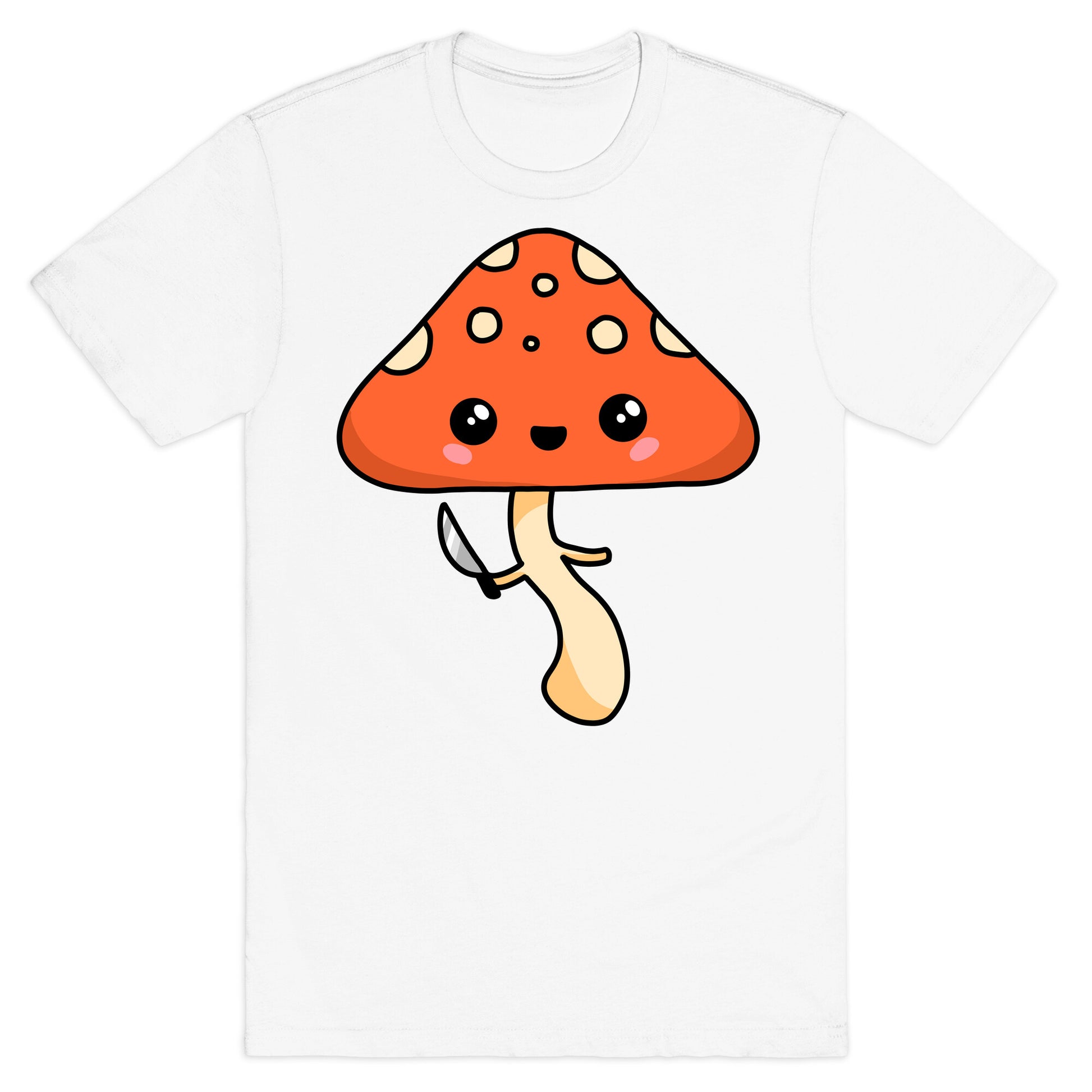 Mushroom With Knife T-Shirt
