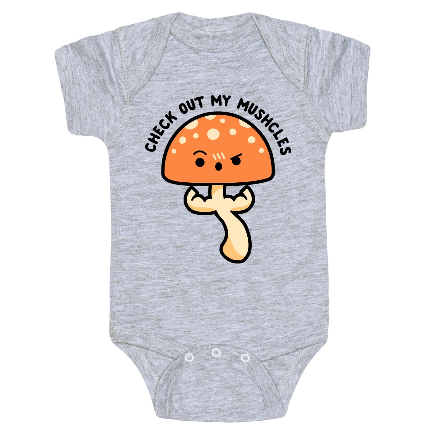 Check Out My Mushcles Baby One Piece