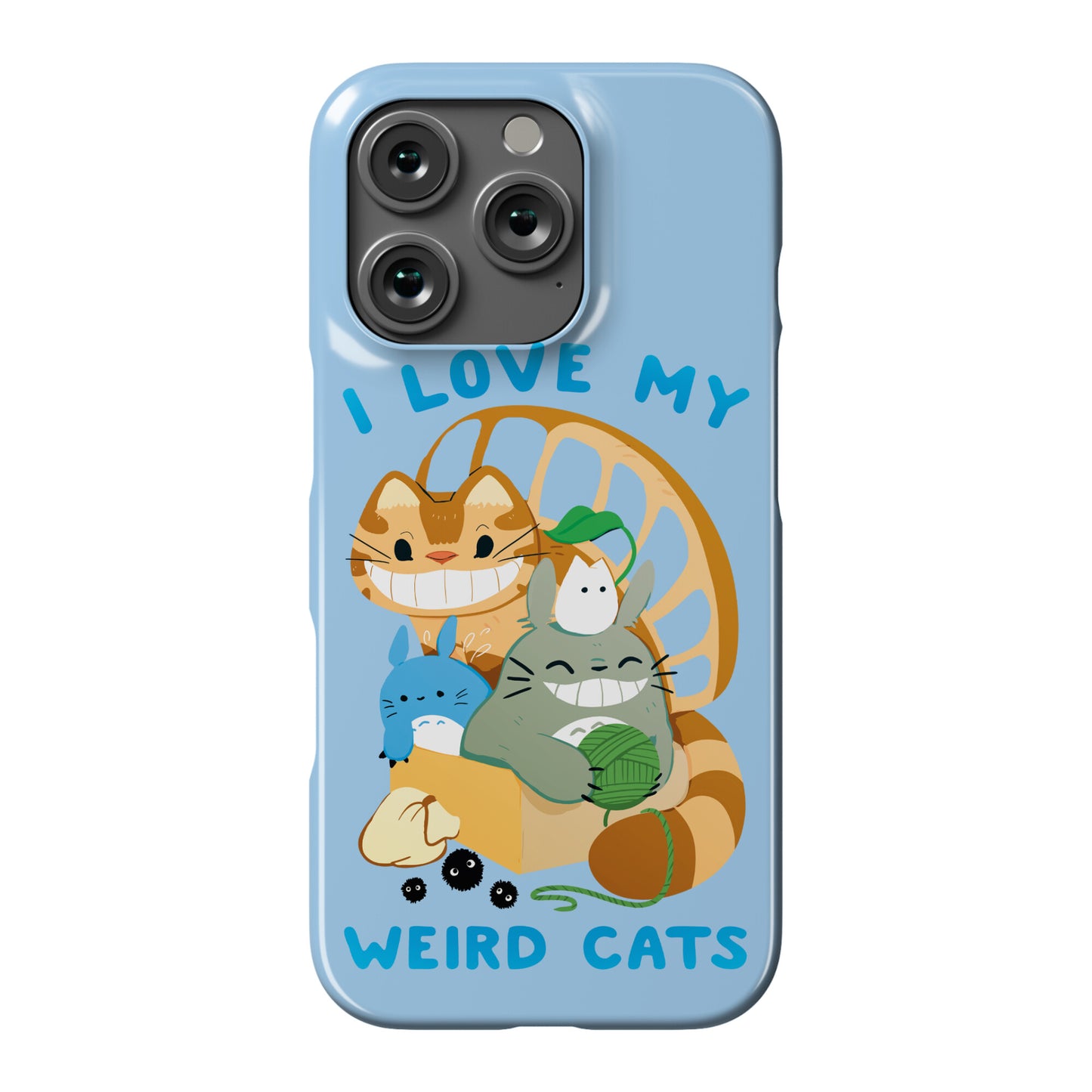 I love my weird cats Phone Case